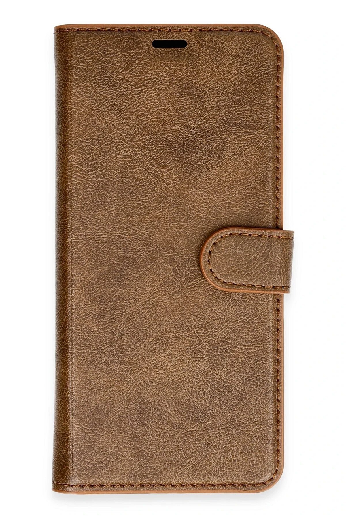 Xi̇aomi̇ Redmi̇ A3 4G Kılıf Trend S Plus Kapaklı Kılıf - Taba - Dropx6224-2579