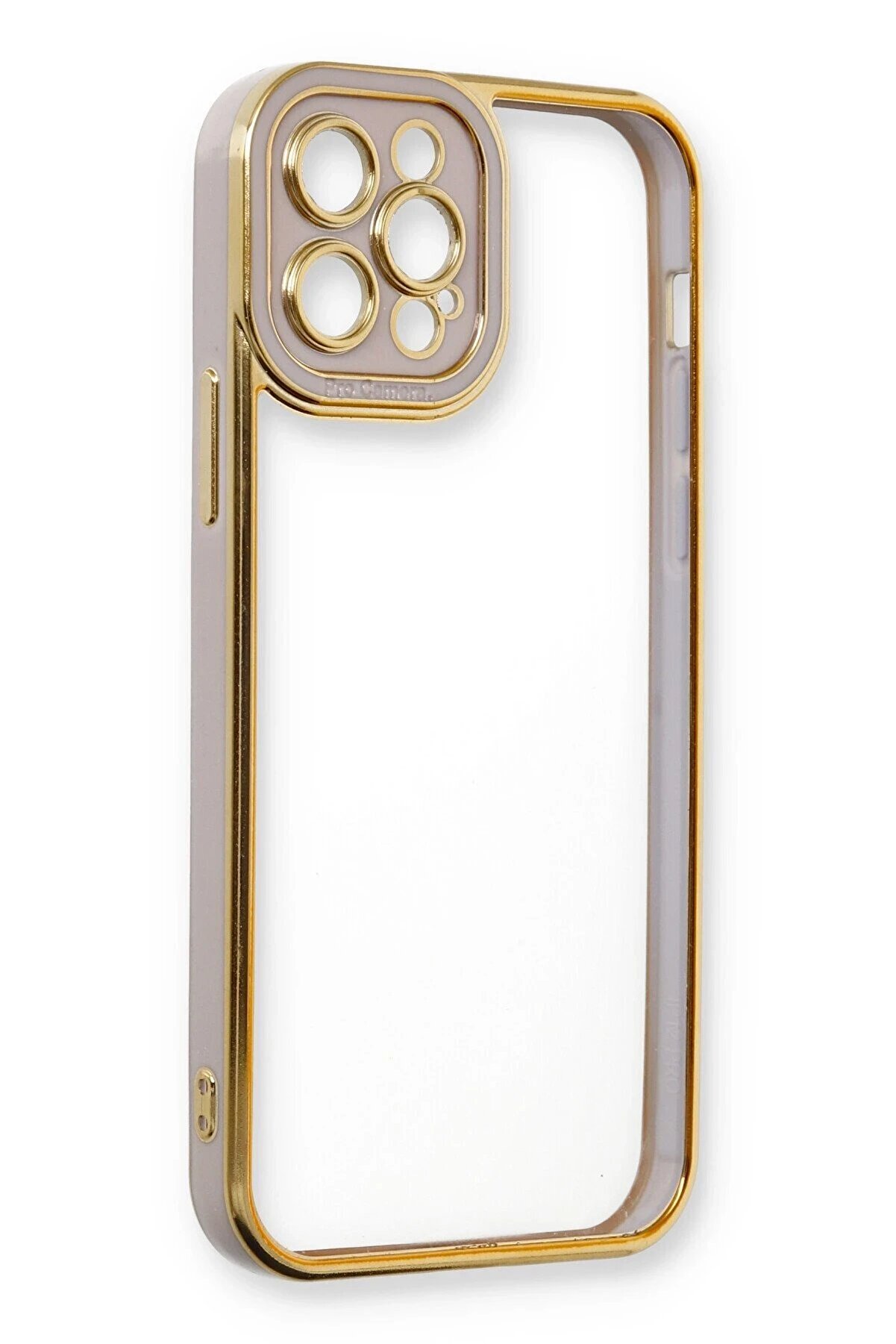 İphone 12 Pro Max Kılıf Li̇va Lens Si̇li̇kon - Li̇la - Dropx8592-3018