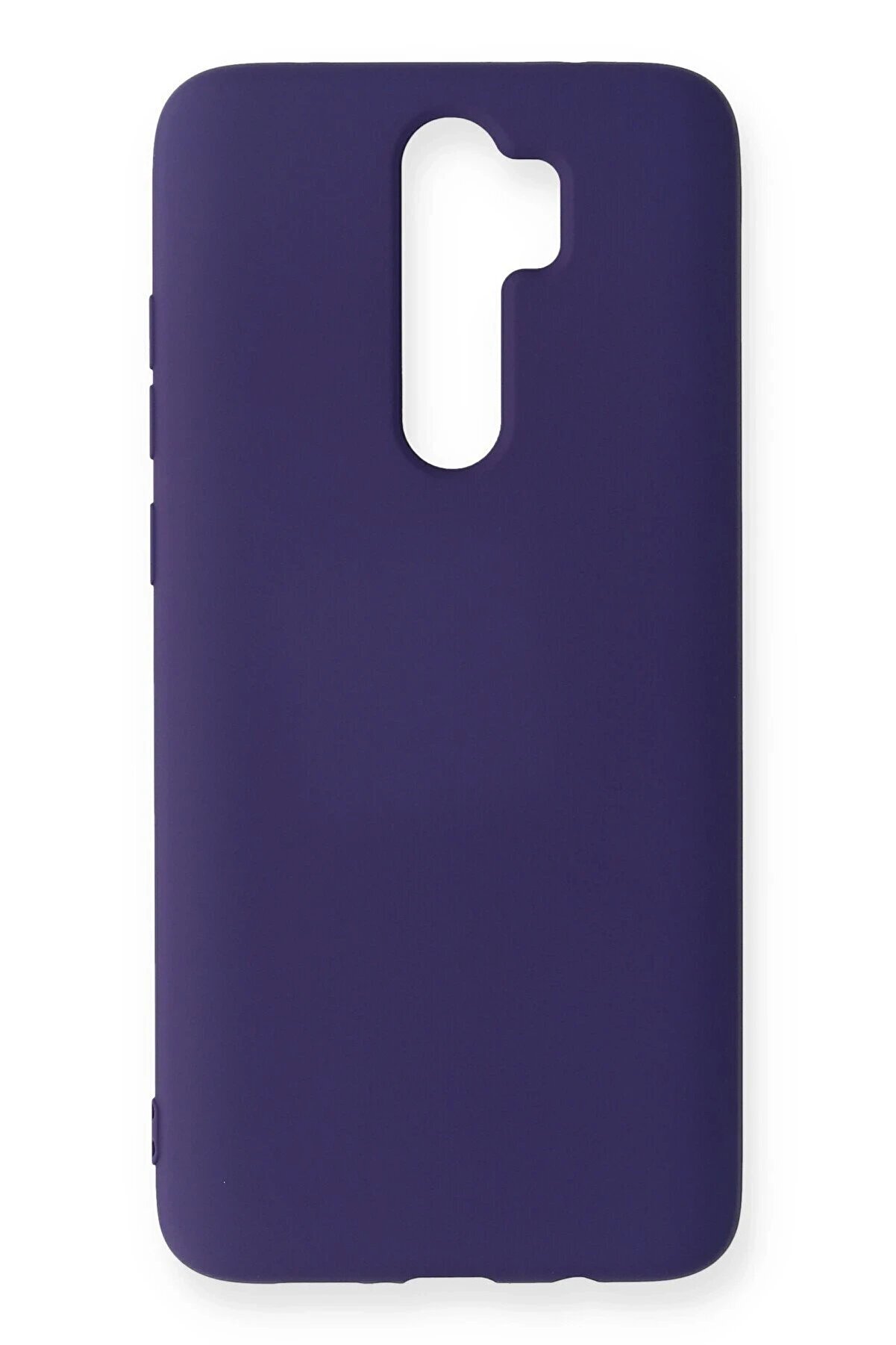 CepteToptan Xiaomi Redmi Note 8 Pro Kılıf Nano içi Kadife Silikon - Mor - DROPX3082-9062