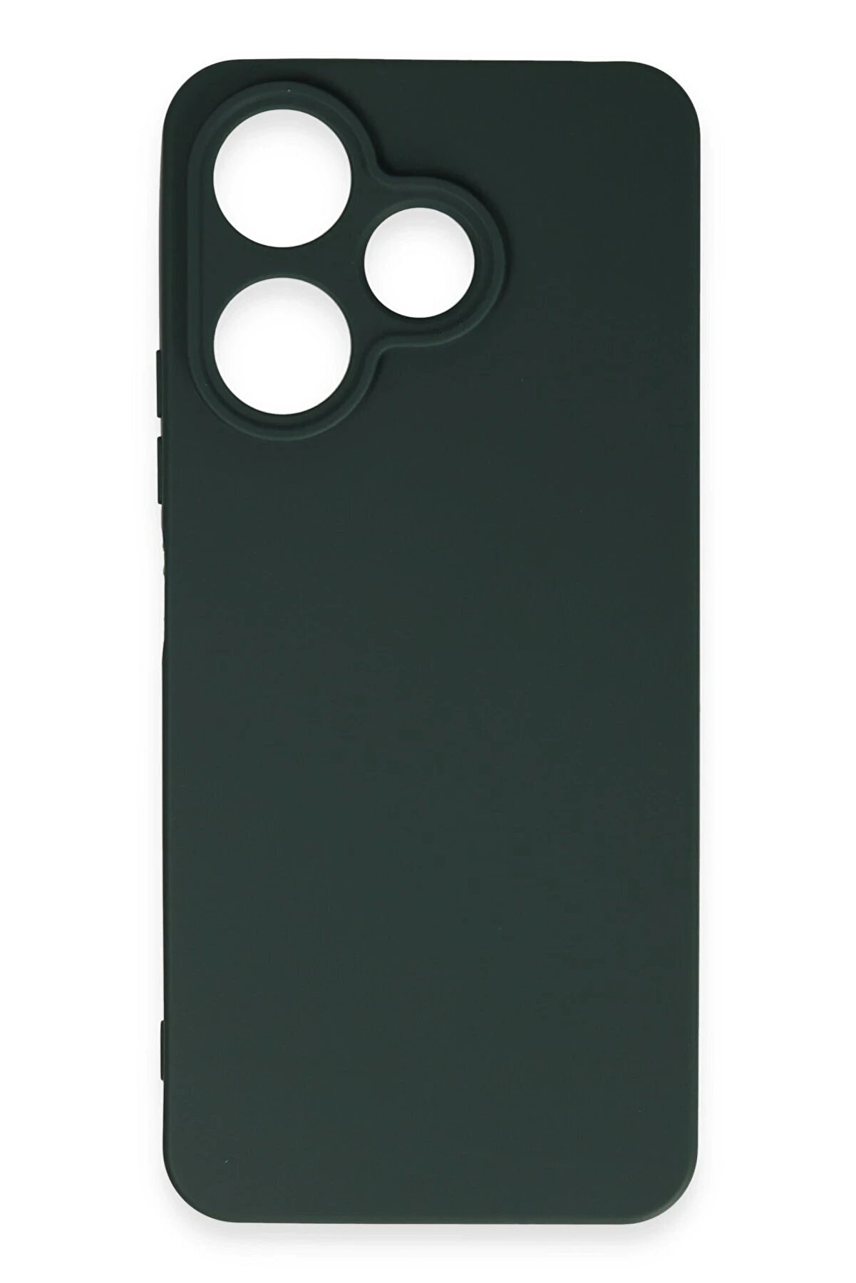 Xi̇aomi̇ Redmi̇ 13 4G Kılıf Fi̇rst Si̇li̇kon - Koyu Yeşi̇l - Dropx6000-4679
