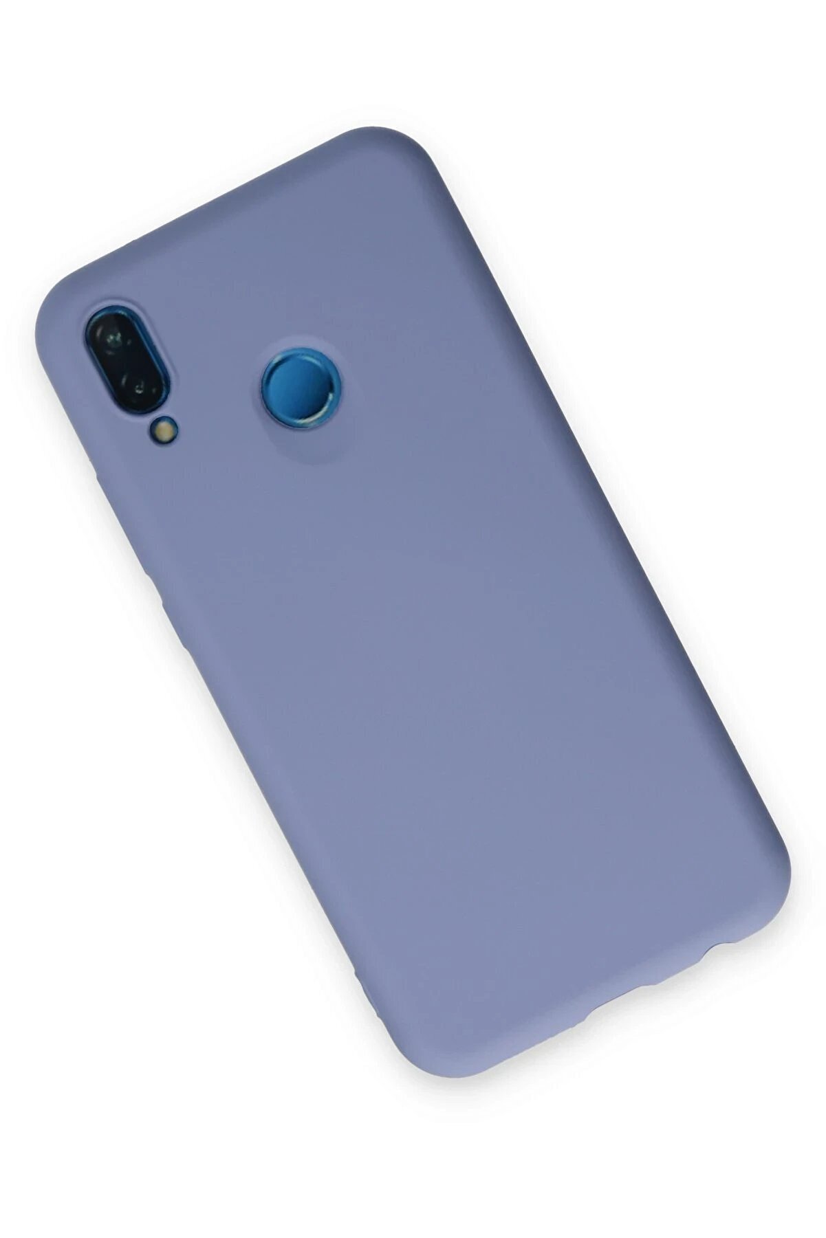 Huawei̇ P20 Li̇te Kılıf Nano İçi̇ Kadi̇fe Si̇li̇kon - Li̇la - Dropx6198-6388