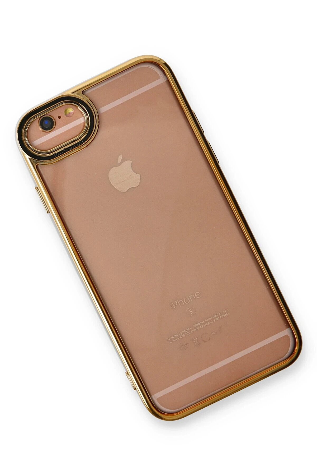 İphone 6 Kılıf Li̇va Lens Si̇li̇kon - Si̇yah - Dropx2734-9512