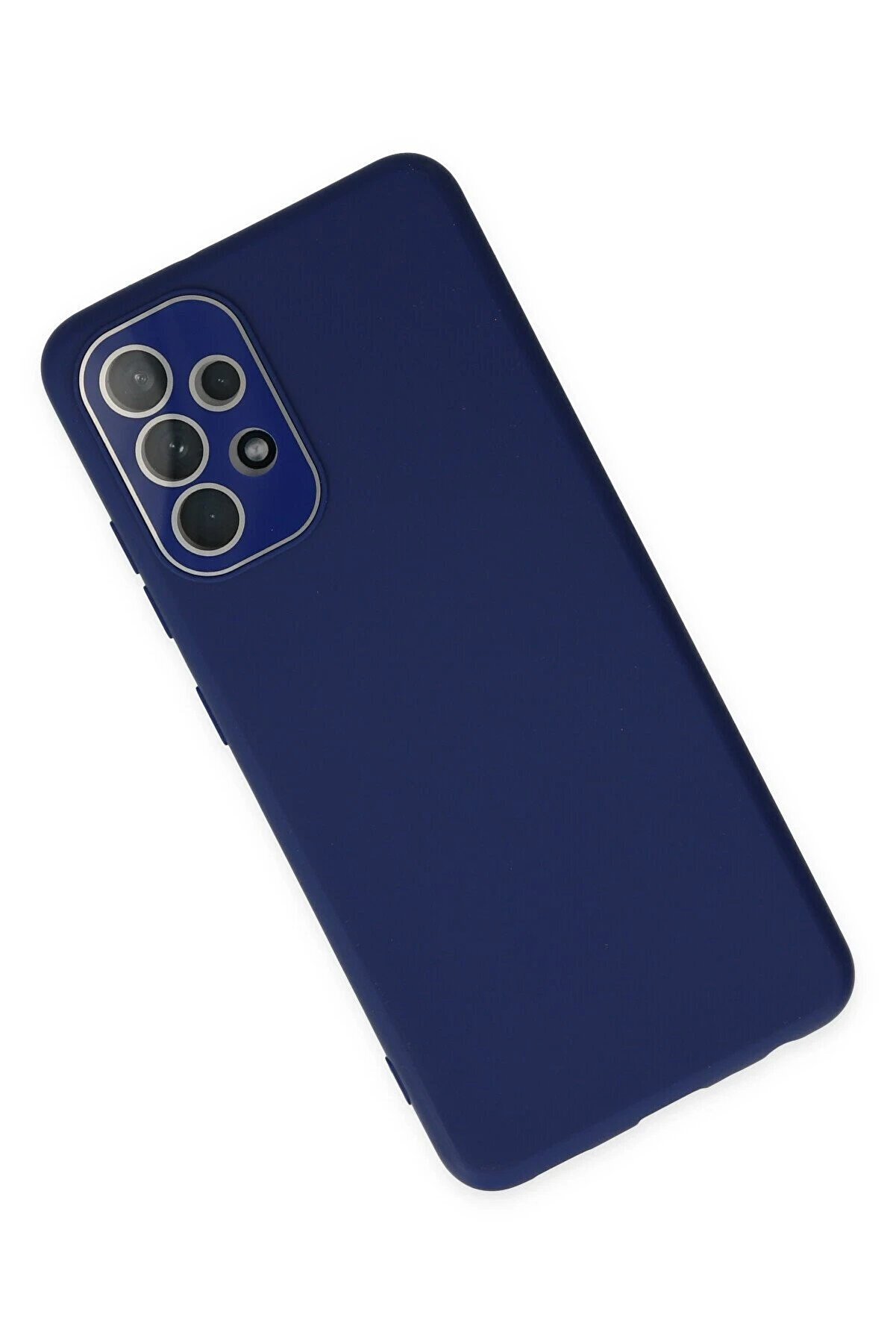 Samsung Galaxy A33 5G Kılıf Lansman Glass Kapak - Sky Blue - Dropx9866-6678