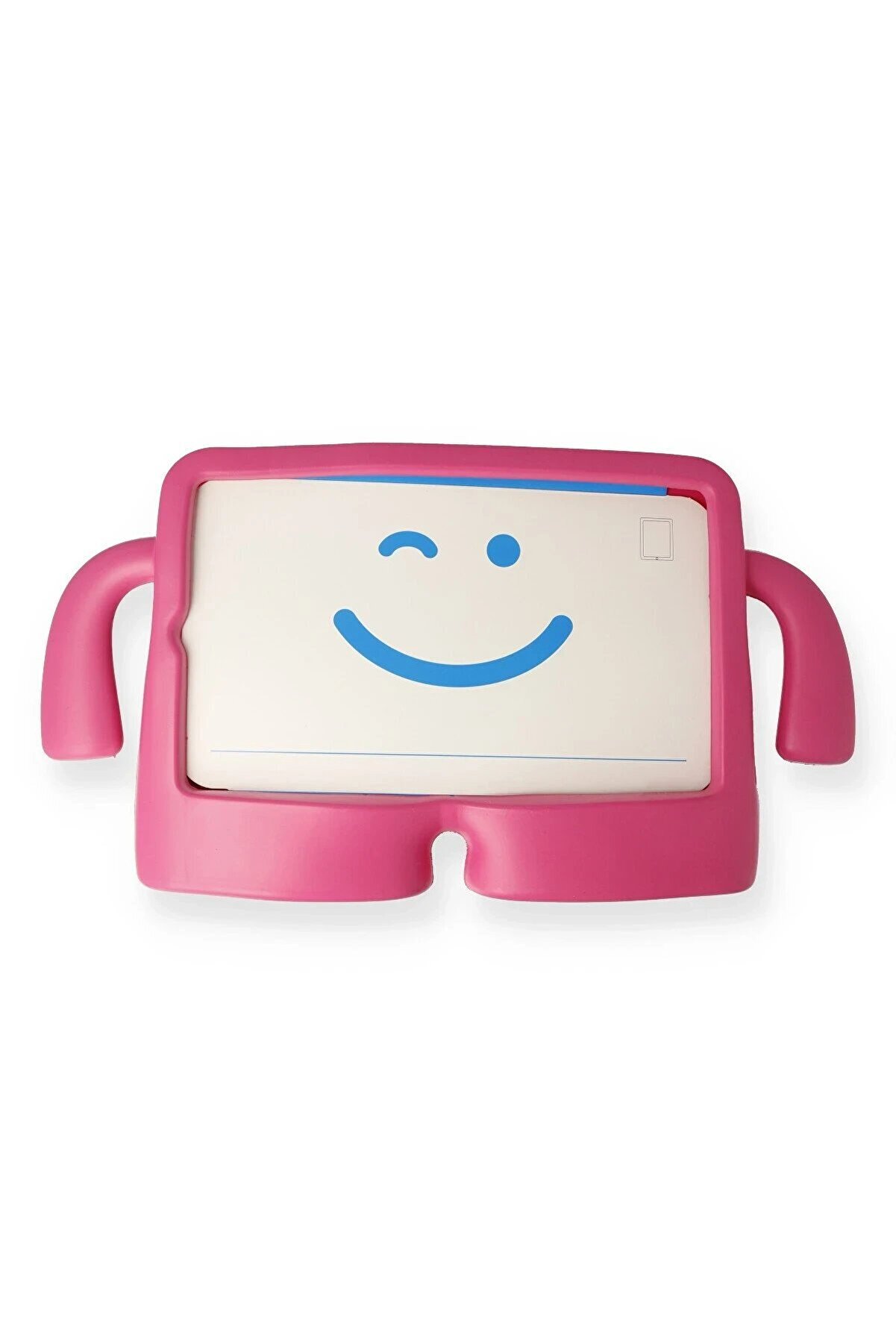 CepteToptan iPad 5 Air 9.7 Kılıf Karakter Tablet Silikon - Pembe - DROPX1918-3839