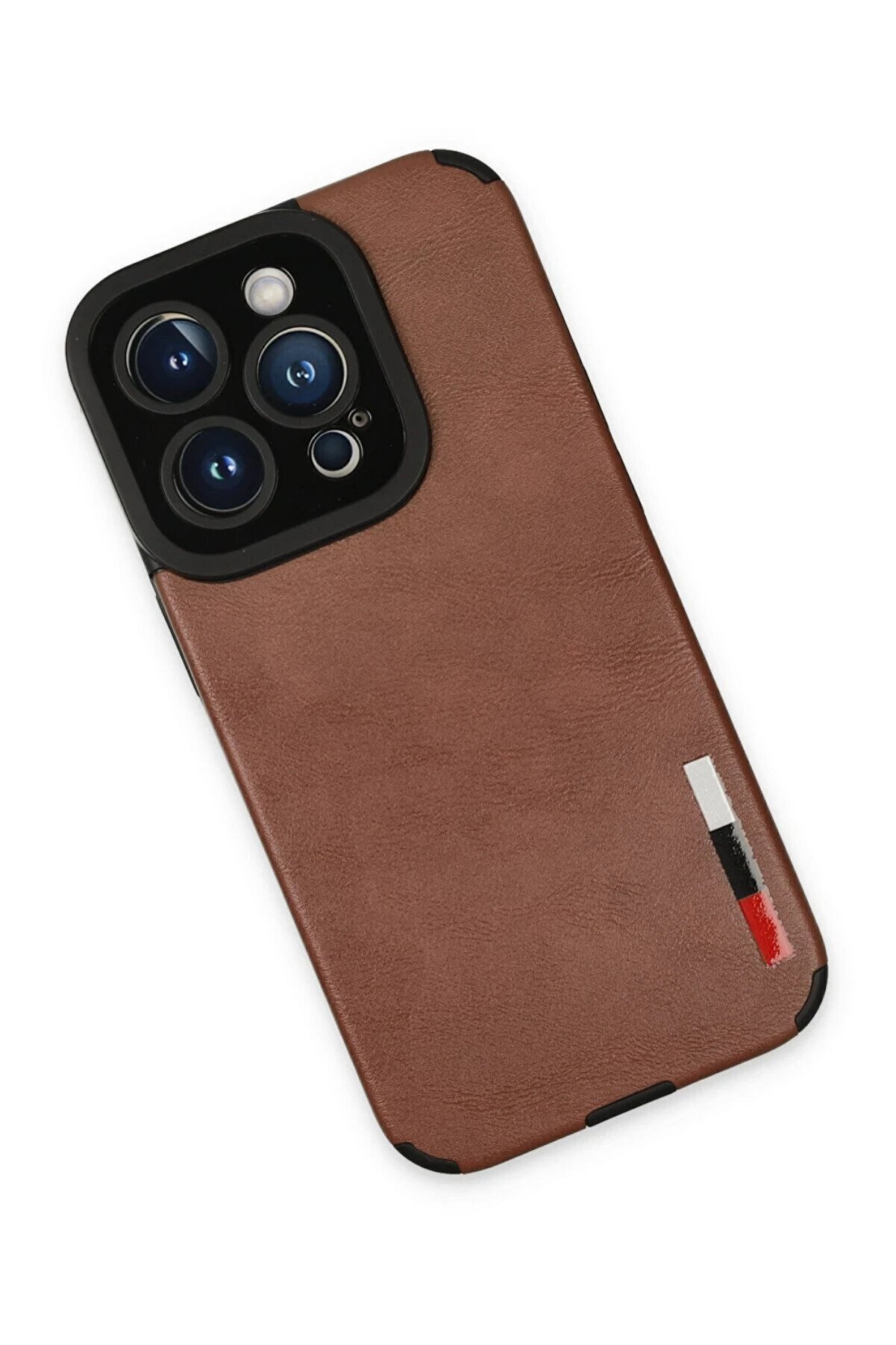 İphone 14 Pro Max Kılıf Loop Deri̇ Si̇li̇kon - Kahverengi̇ - Dropx3136-8233