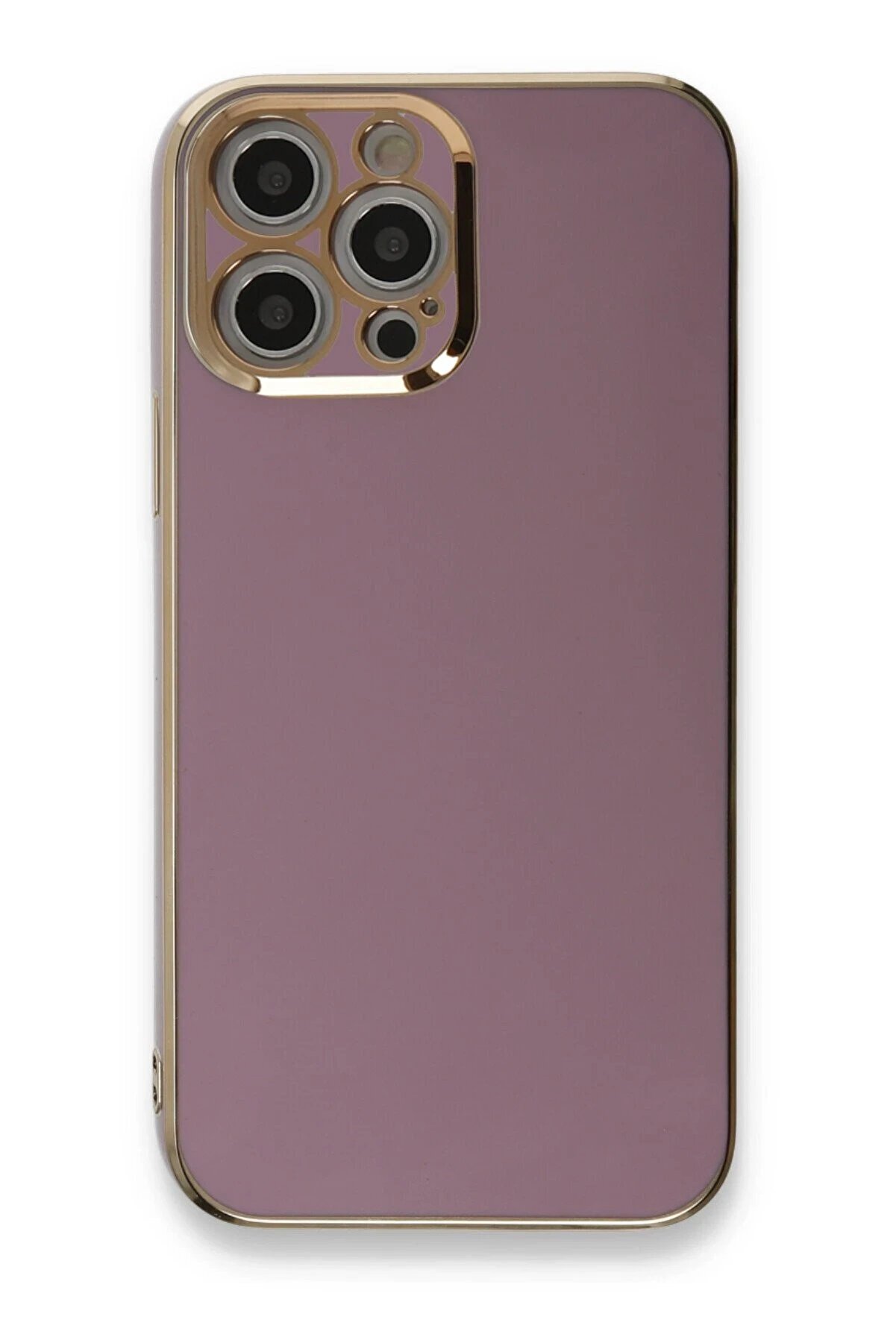 İphone 12 Pro Kılıf Volet Si̇li̇kon - Mor - Dropx7818-8297