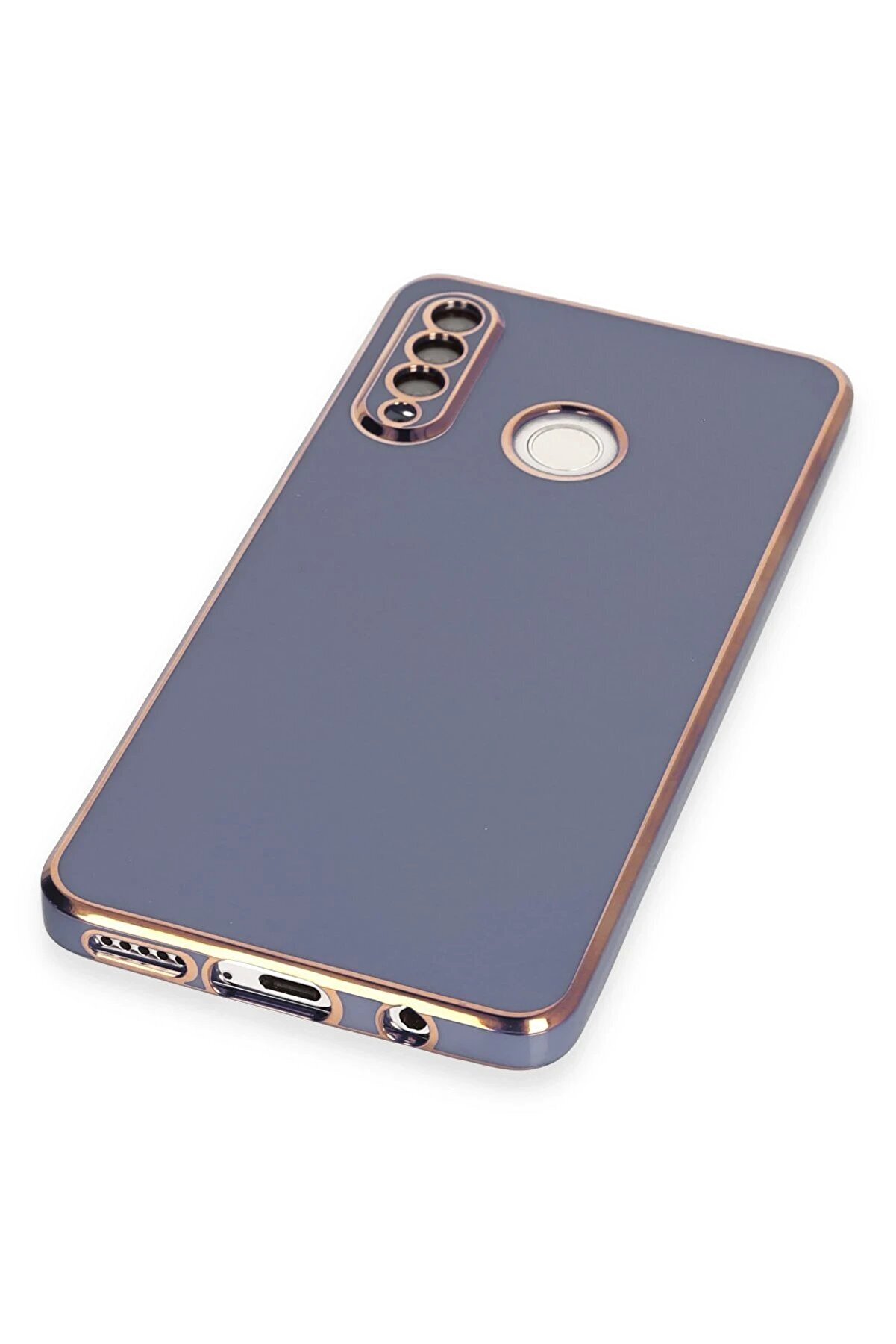 Huawei̇ P30 Li̇te Kılıf Volet Si̇li̇kon - Mavi̇ - Dropx5369-1785