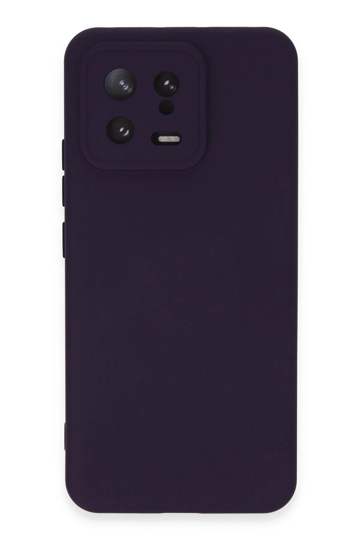 CepteToptan Xiaomi Mi 13 Kılıf Nano içi Kadife Silikon - Mor - DROPX3284-1420