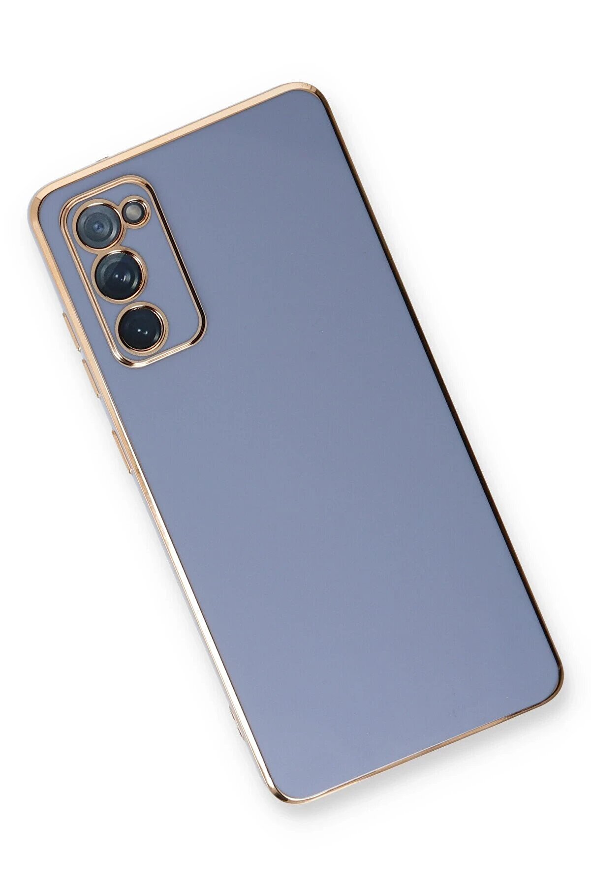 Samsung Galaxy S20 Fe Kılıf Volet Si̇li̇kon - Mavi̇ - Dropx3352-2968