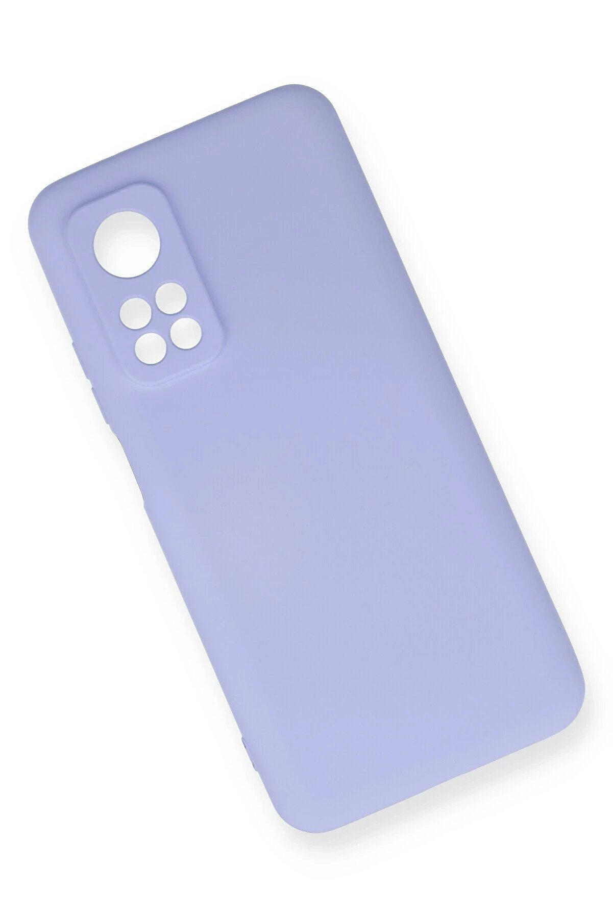 Xi̇aomi̇ Mi̇ 10T Kılıf Nano İçi̇ Kadi̇fe Si̇li̇kon - Li̇la - Dropx1012-2669