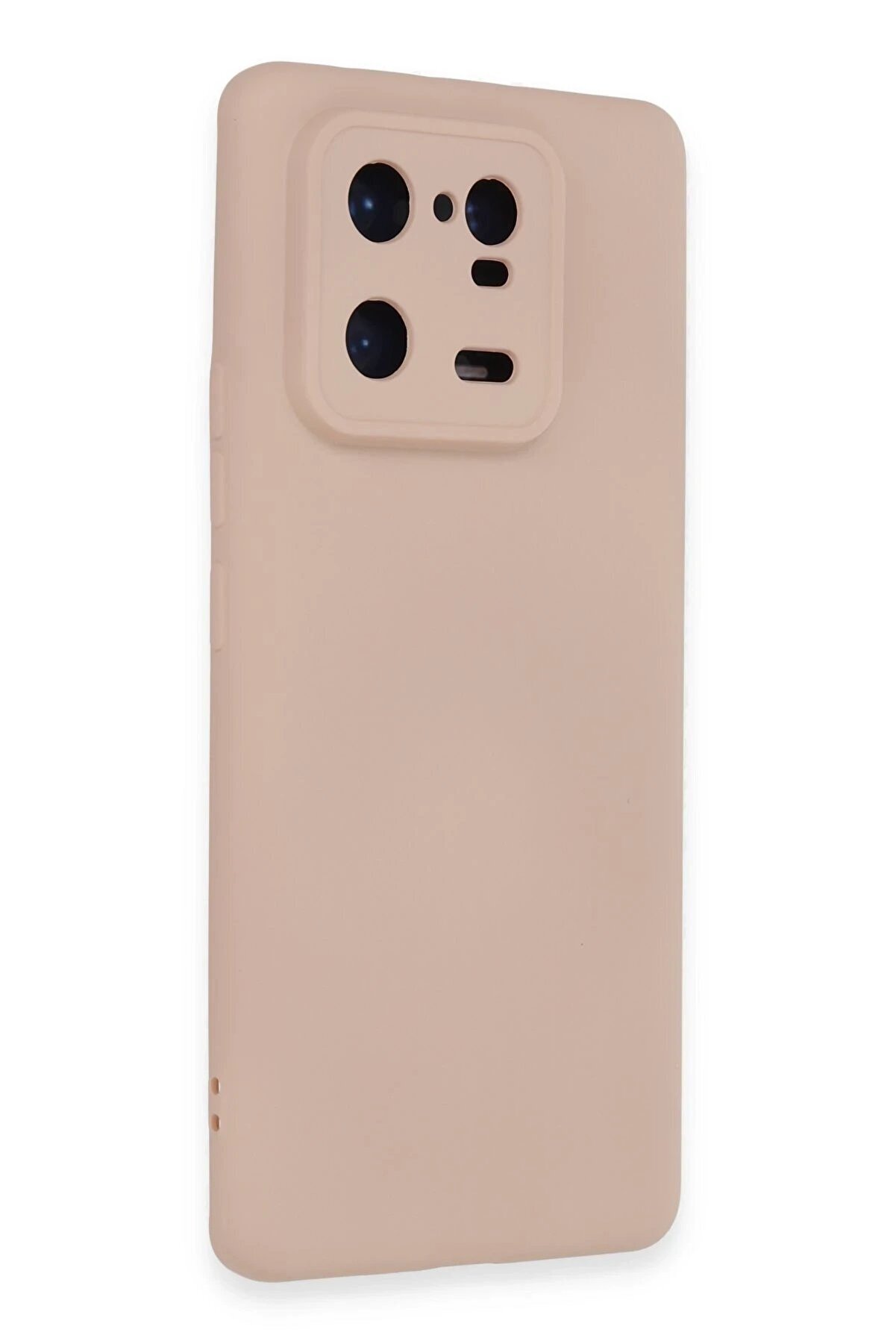 Xi̇aomi̇ Mi̇ 13 Pro Kılıf Nano İ&ccedil;i̇ Kadi̇fe Si̇li̇kon - Pudra - Dropx4880-9375