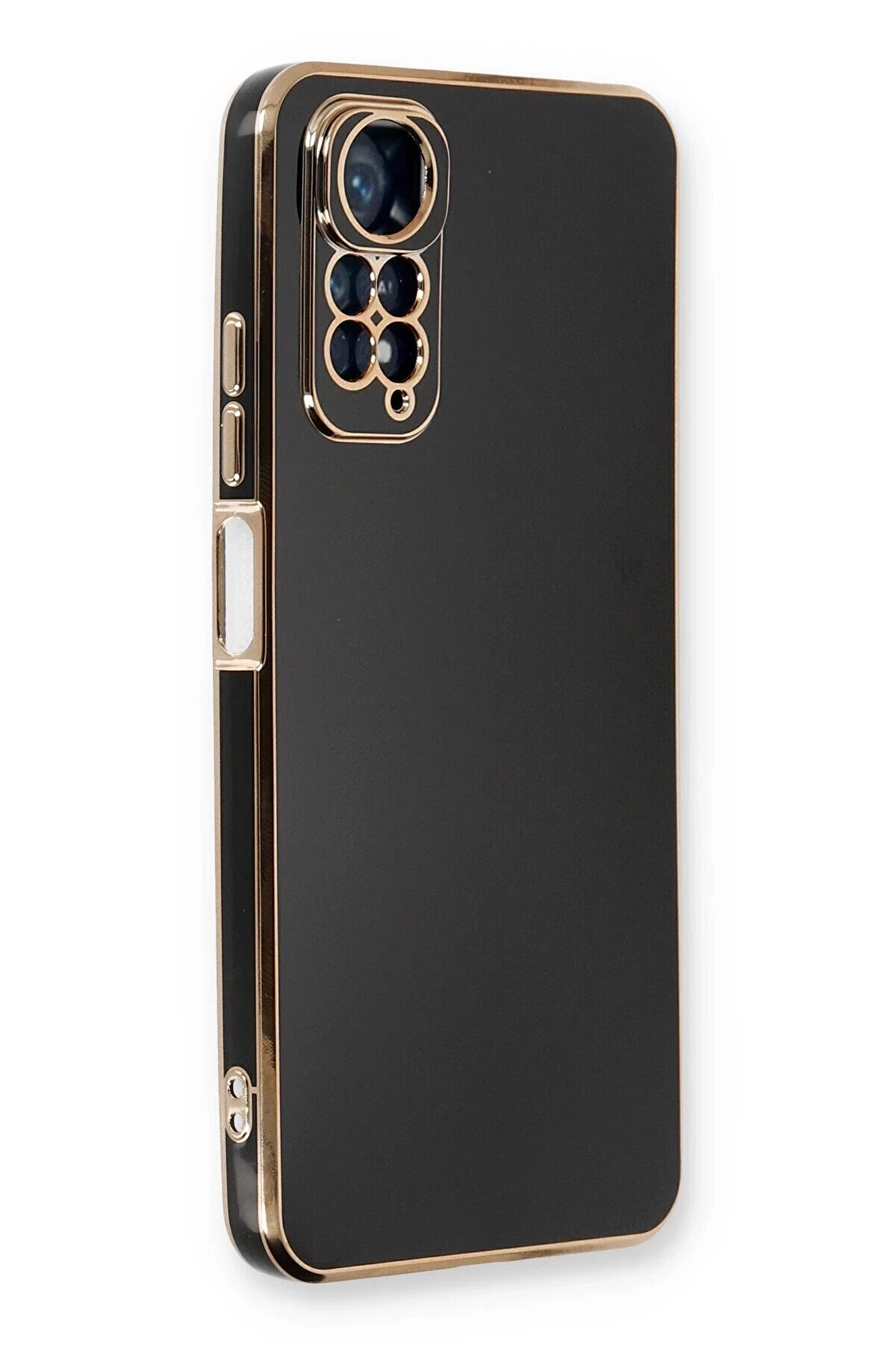 CepteToptan Xiaomi Redmi Note 11 Kılıf Volet Silikon - Siyah - DROPX4575-8186