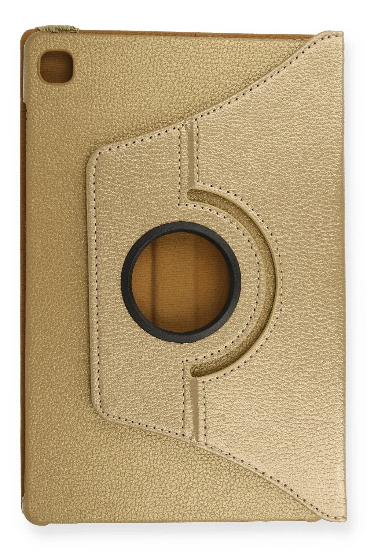 Samsung Galaxy Tab A7 10.4 Kılıf 360 Tablet Deri̇ Kılıf - Gold - Dropx7931-3221