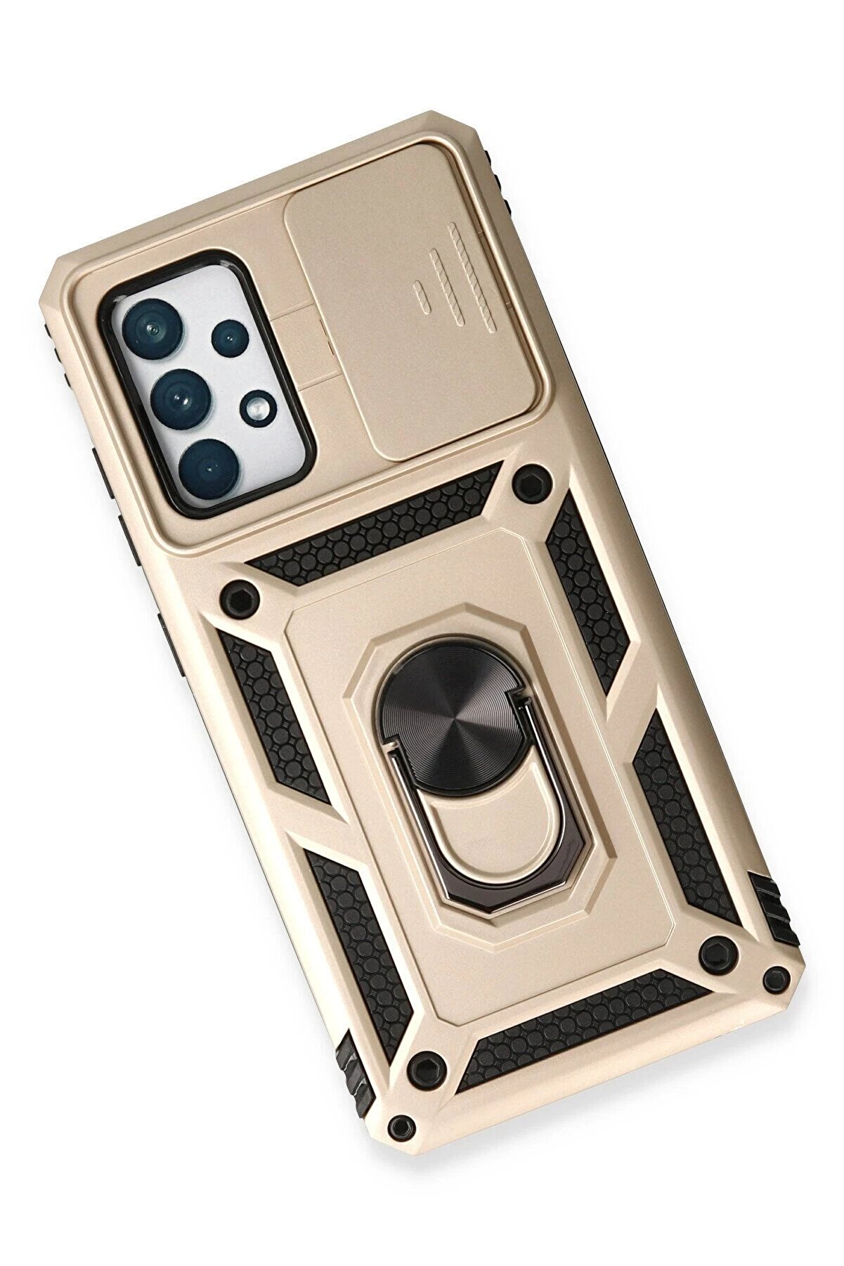 Samsung Galaxy A53 5G Kılıf Pars Lens Y&uuml;z&uuml;kl&uuml; Si̇li̇kon - Gold - Dropx5692-4642