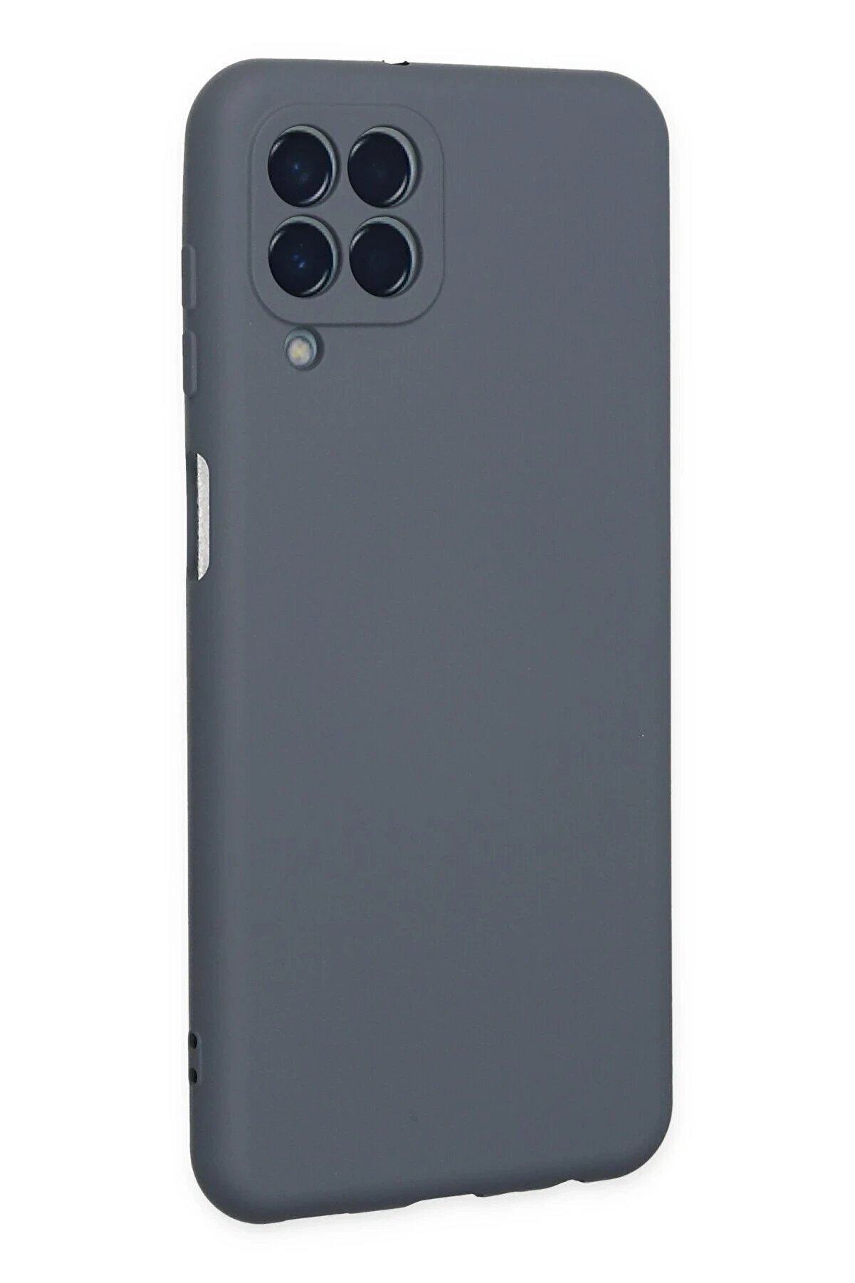 Samsung Galaxy M33 Kılıf Nano İçi̇ Kadi̇fe Si̇li̇kon - Gri̇ - Dropx4716-6322