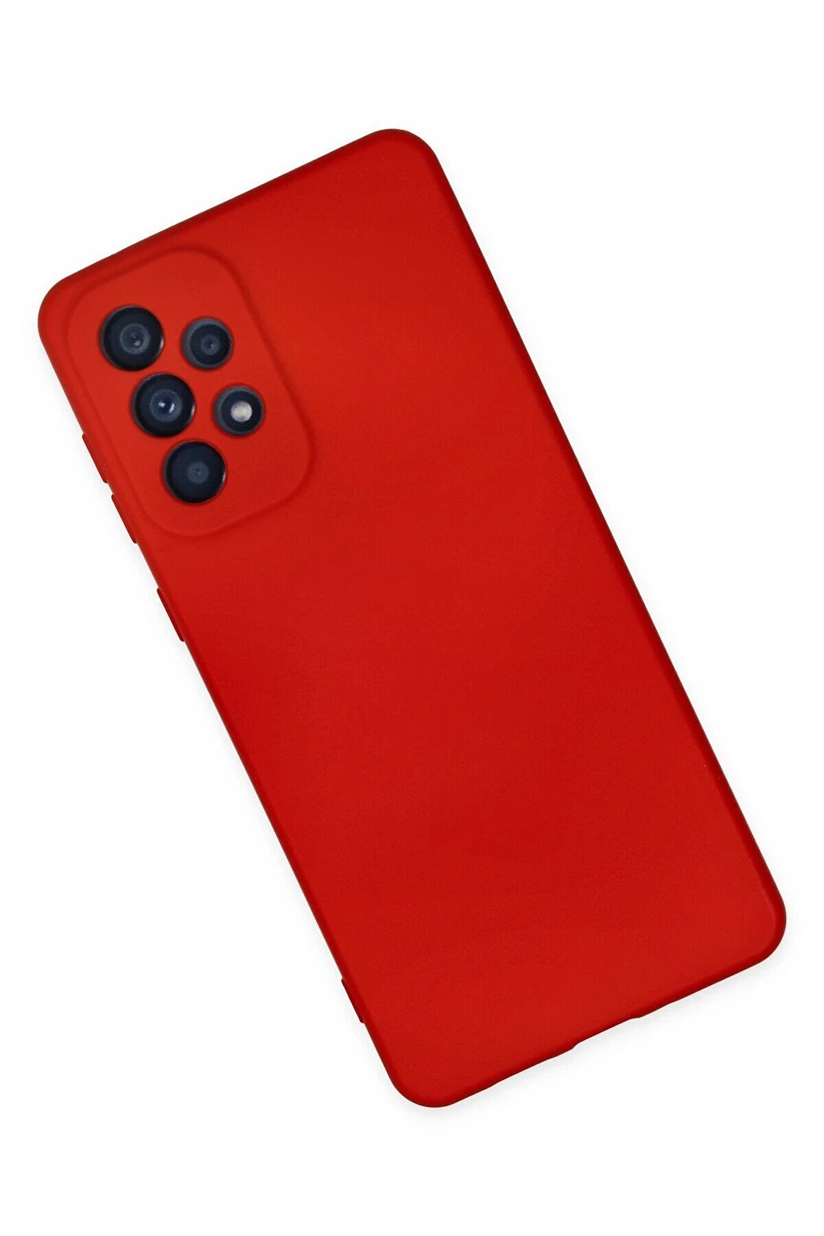 Samsung Galaxy A23 4G Kılıf Nano İ&ccedil;i̇ Kadi̇fe Si̇li̇kon - Kırmızı - Dropx5078-1221