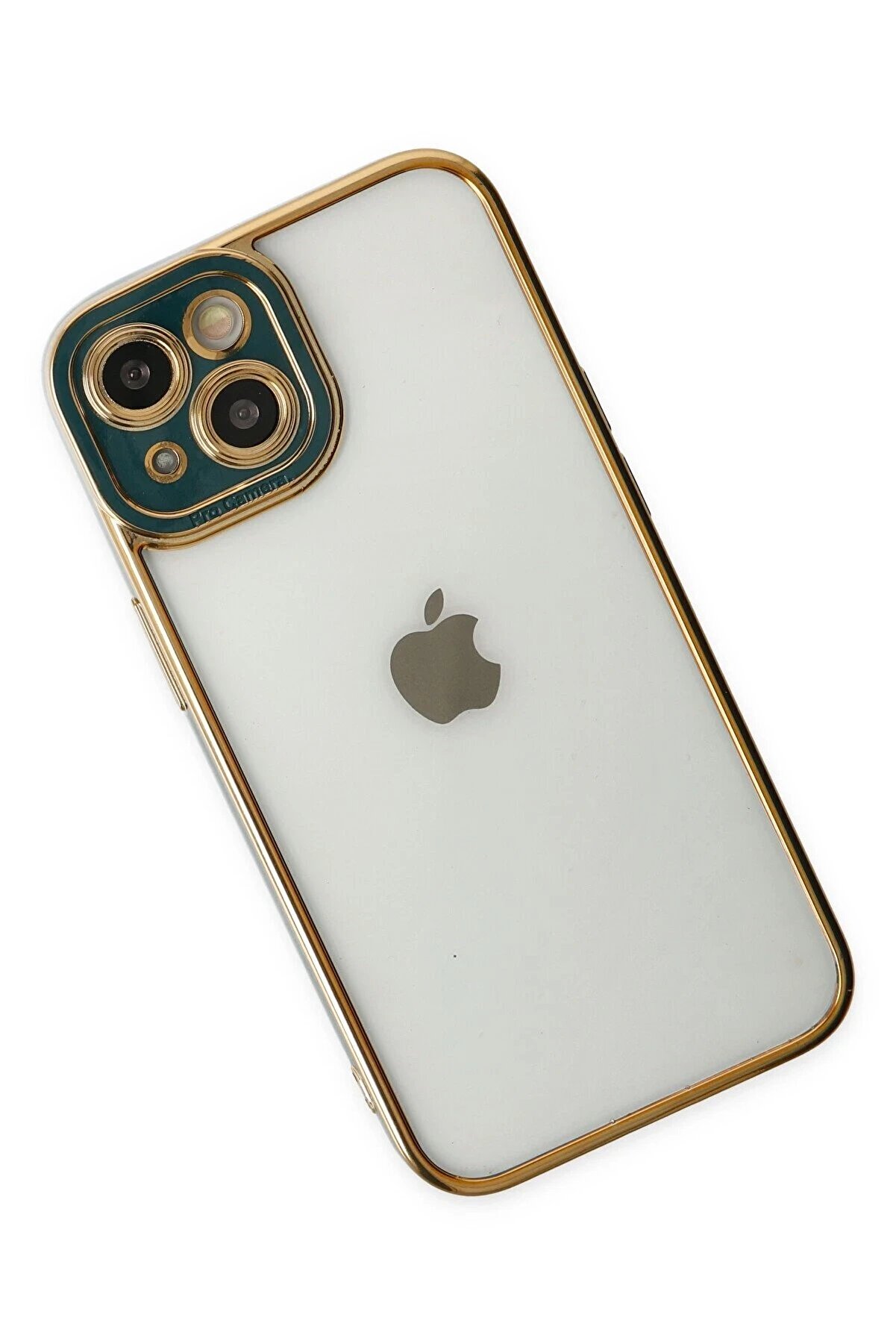 İphone 14 Plus Kılıf Li̇va Lens Si̇li̇kon - Yeşi̇l - Dropx4334-1546