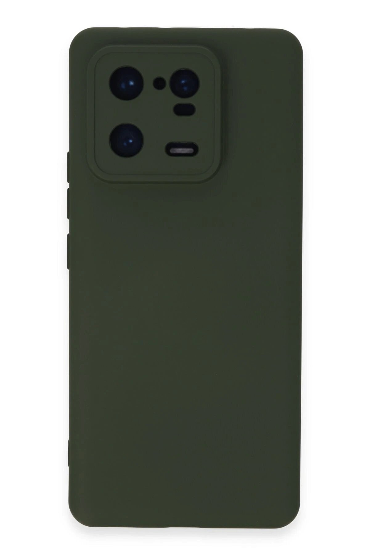 CepteToptan Xiaomi Mi 13 Pro Kılıf Nano i&ccedil;i Kadife Silikon - Koyu Yeşil - DROPX7859-6177