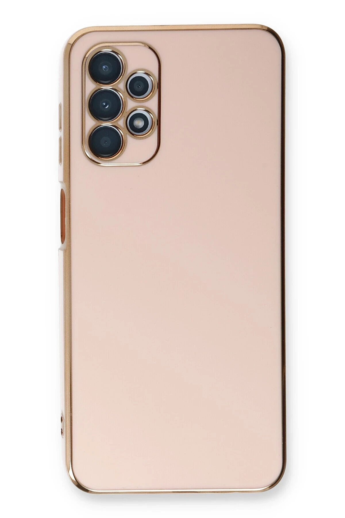 Samsung Galaxy A13 4G Kılıf Volet Si̇li̇kon - Pembe - Dropx2869-5824