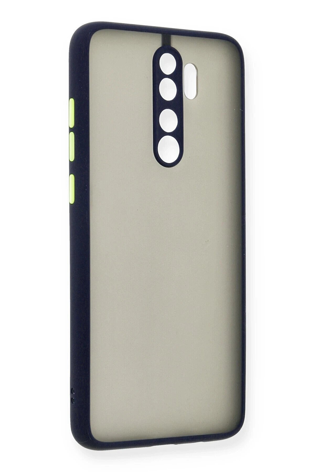 CepteToptan Xiaomi Redmi Note 8 Pro Kılıf Montreal Silikon Kapak - Lacivert - DROPX7599-3878