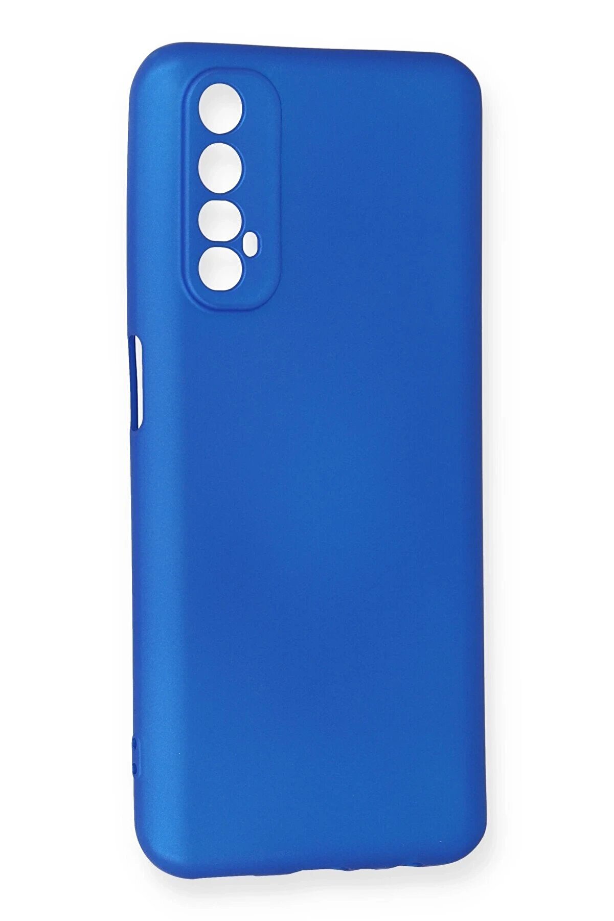 Realme 7 Kılıf Fi̇rst Si̇li̇kon - Mavi̇ - Dropx8807-3567