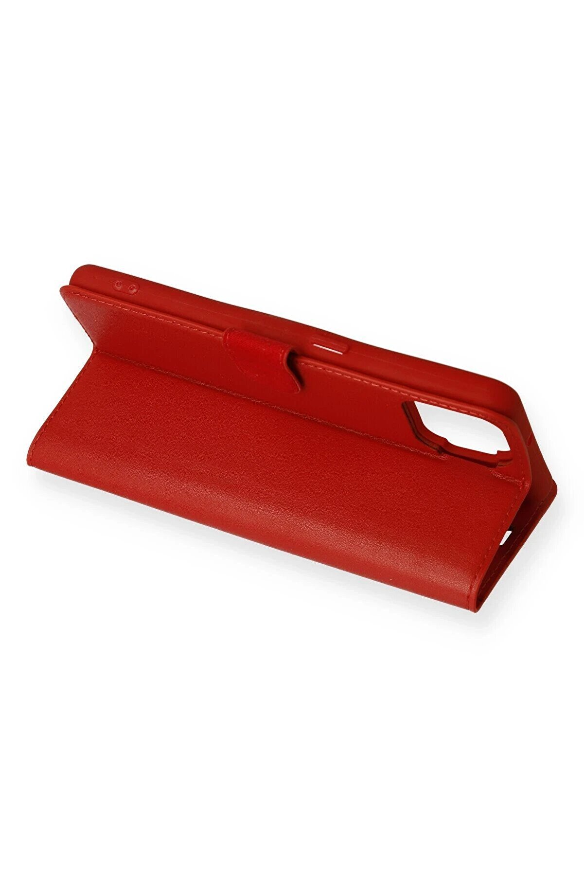 Oppo A73 Kılıf Trend S Plus Kapaklı Kılıf - Kırmızı - Dropx5914-4656