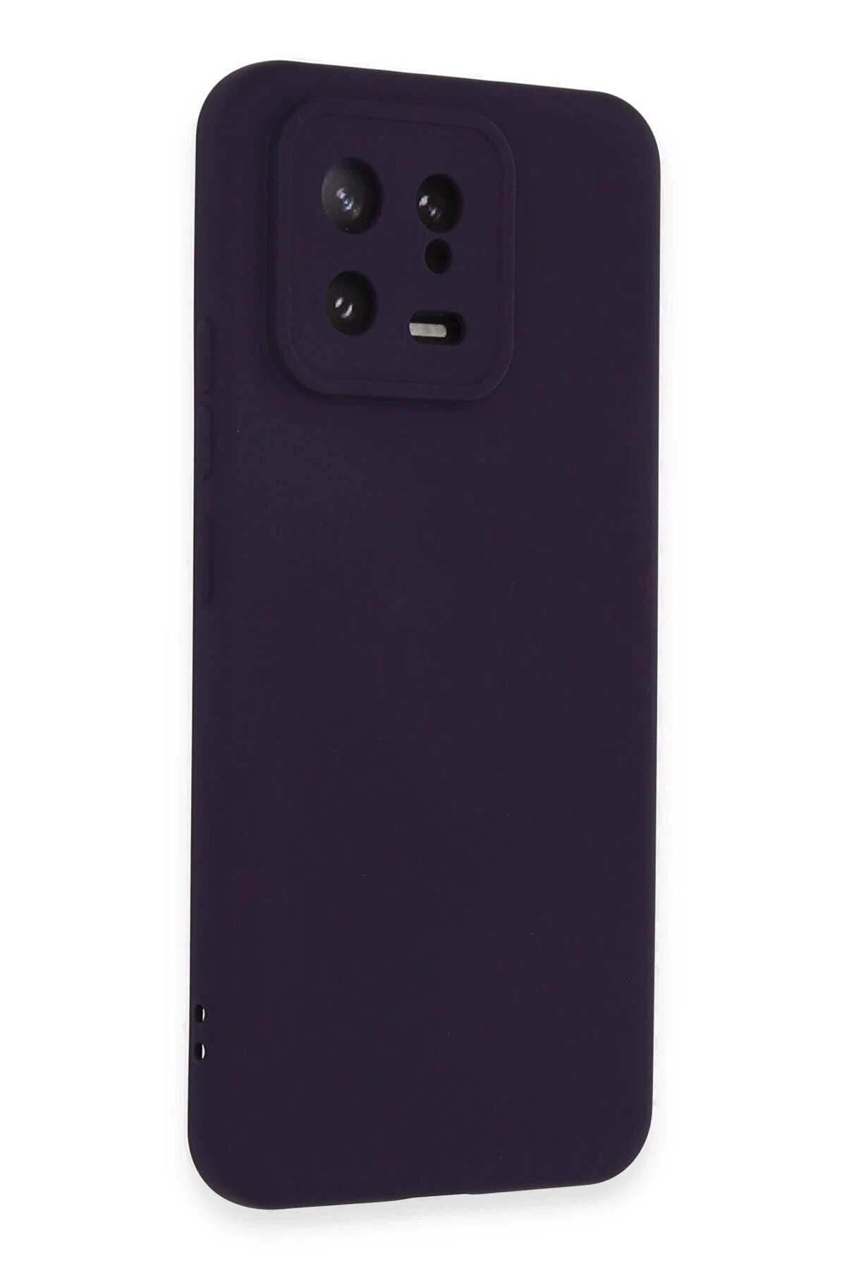 Xi̇aomi̇ Mi̇ 13 Kılıf Nano İçi̇ Kadi̇fe Si̇li̇kon - Mor - Dropx3284-1420