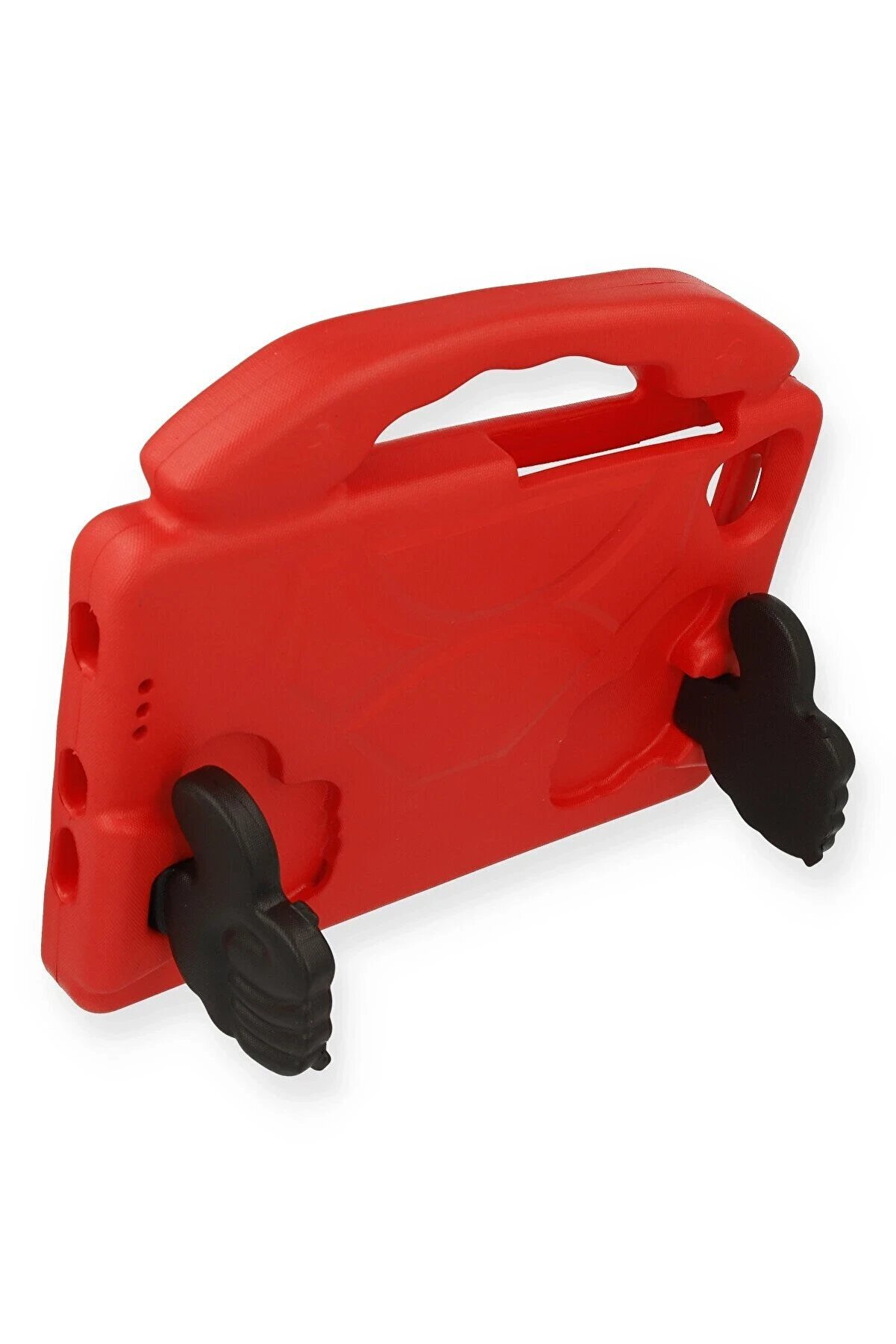 İpad 5 Ai̇r 9.7 Kılıf Li̇ke Stantlı Tablet Si̇li̇kon - Kırmızı - Dropx3154-3946