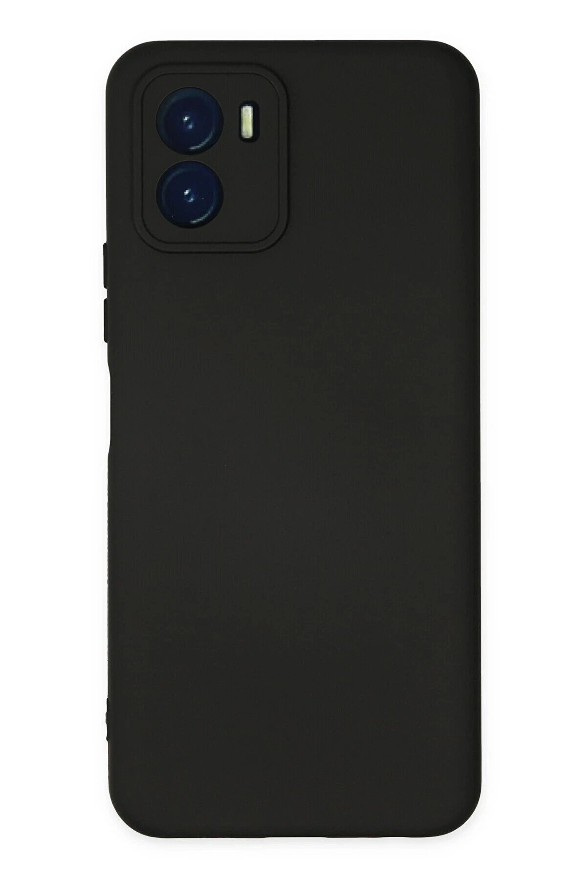 CepteToptan Vivo Y15S Kılıf Nano içi Kadife Silikon - Siyah - DROPX3476-1620