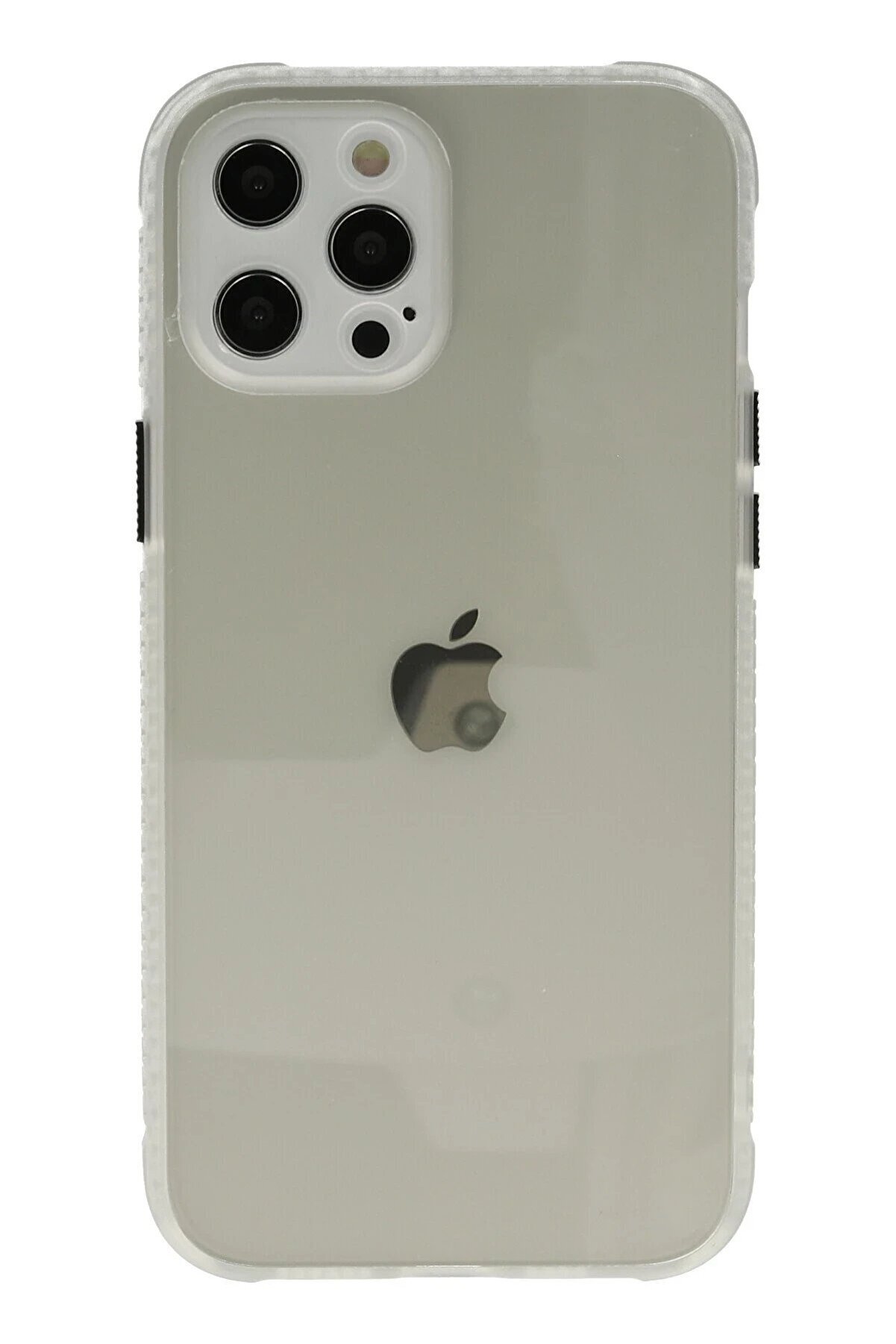 CepteToptan iPhone 12 Pro Kılıf Miami Şeffaf Silikon - Şeffaf - DROPX4892-5084