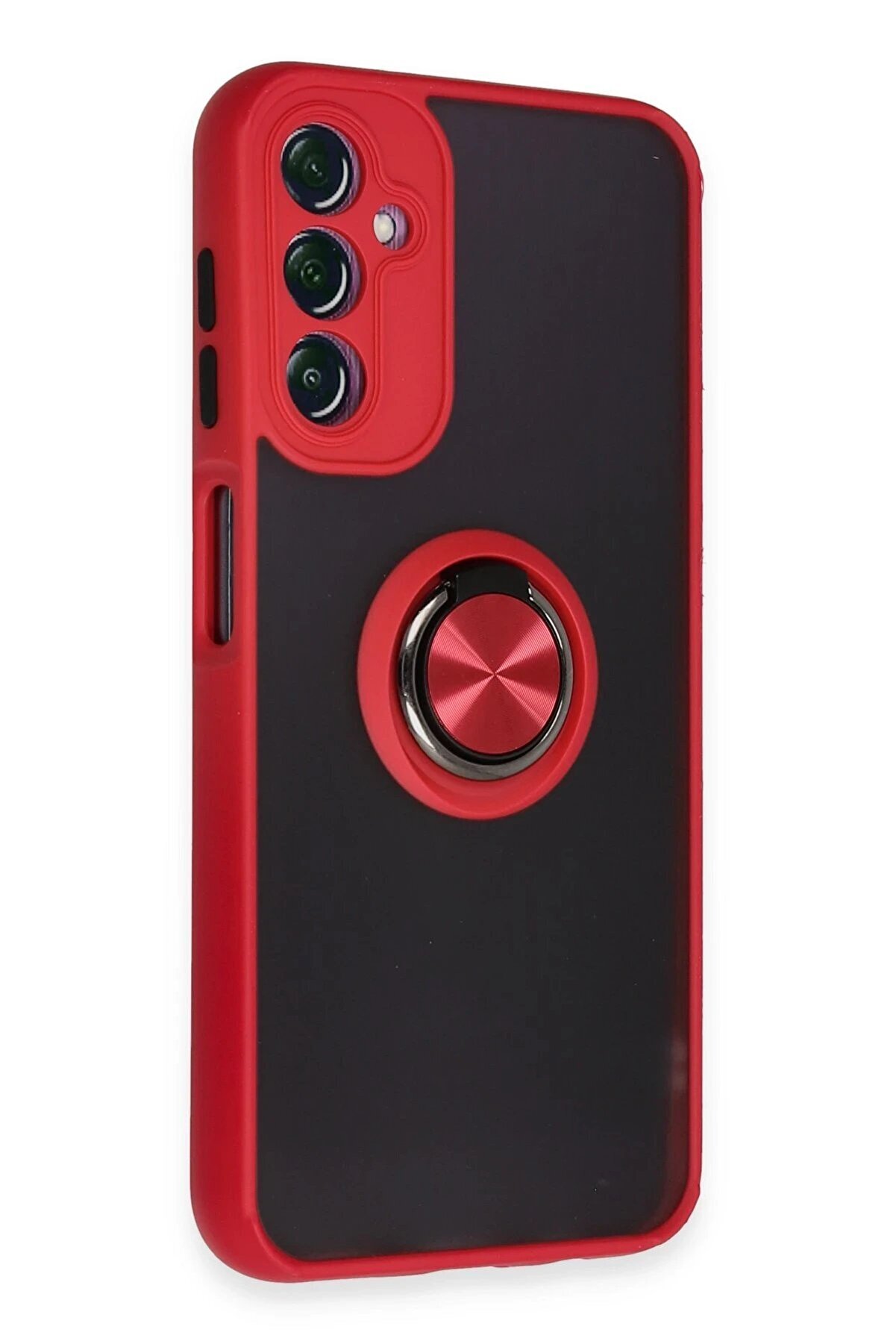 Samsung Galaxy A14 4G Kılıf Montreal Y&uuml;z&uuml;kl&uuml; Si̇li̇kon Kapak - Kırmızı - Dropx2882-1943