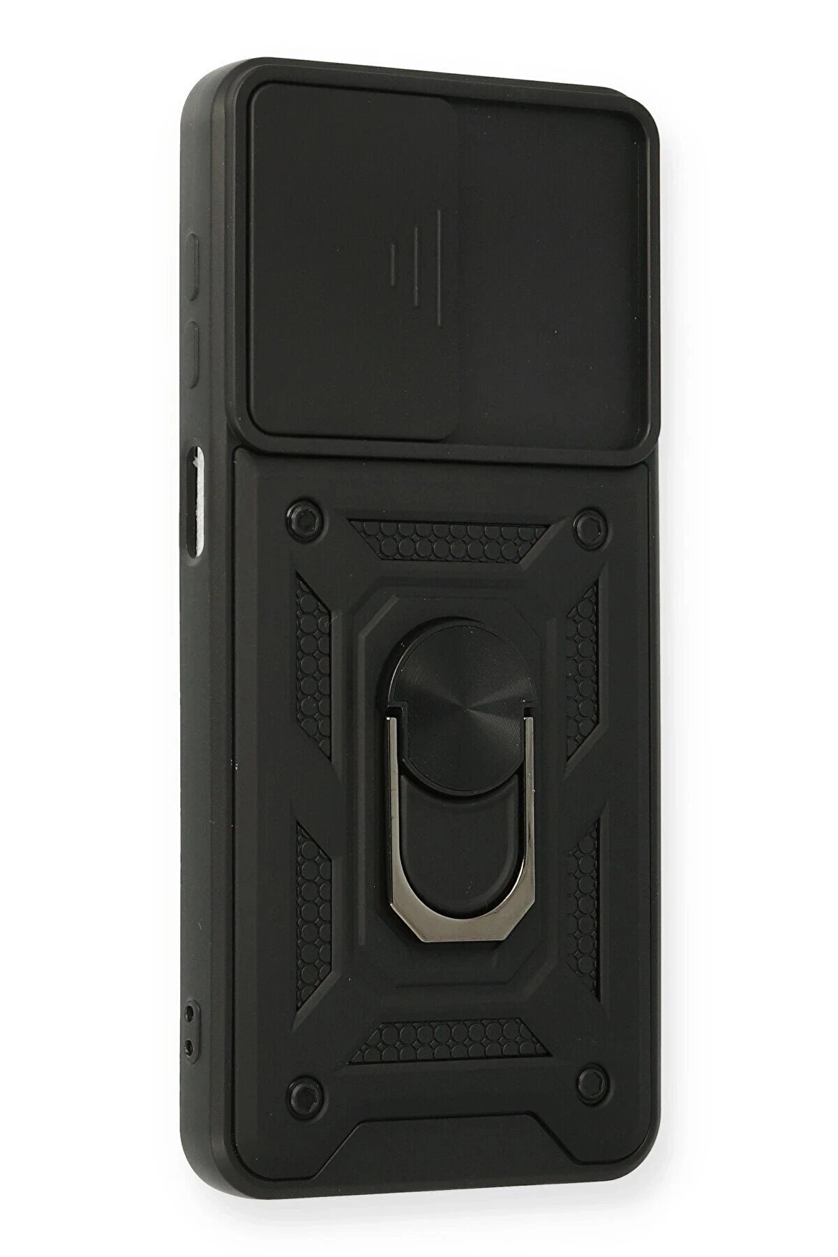 Samsung Galaxy A12 Kılıf Pars Lens Y&uuml;z&uuml;kl&uuml; Si̇li̇kon - Si̇yah - Dropx5195-6396