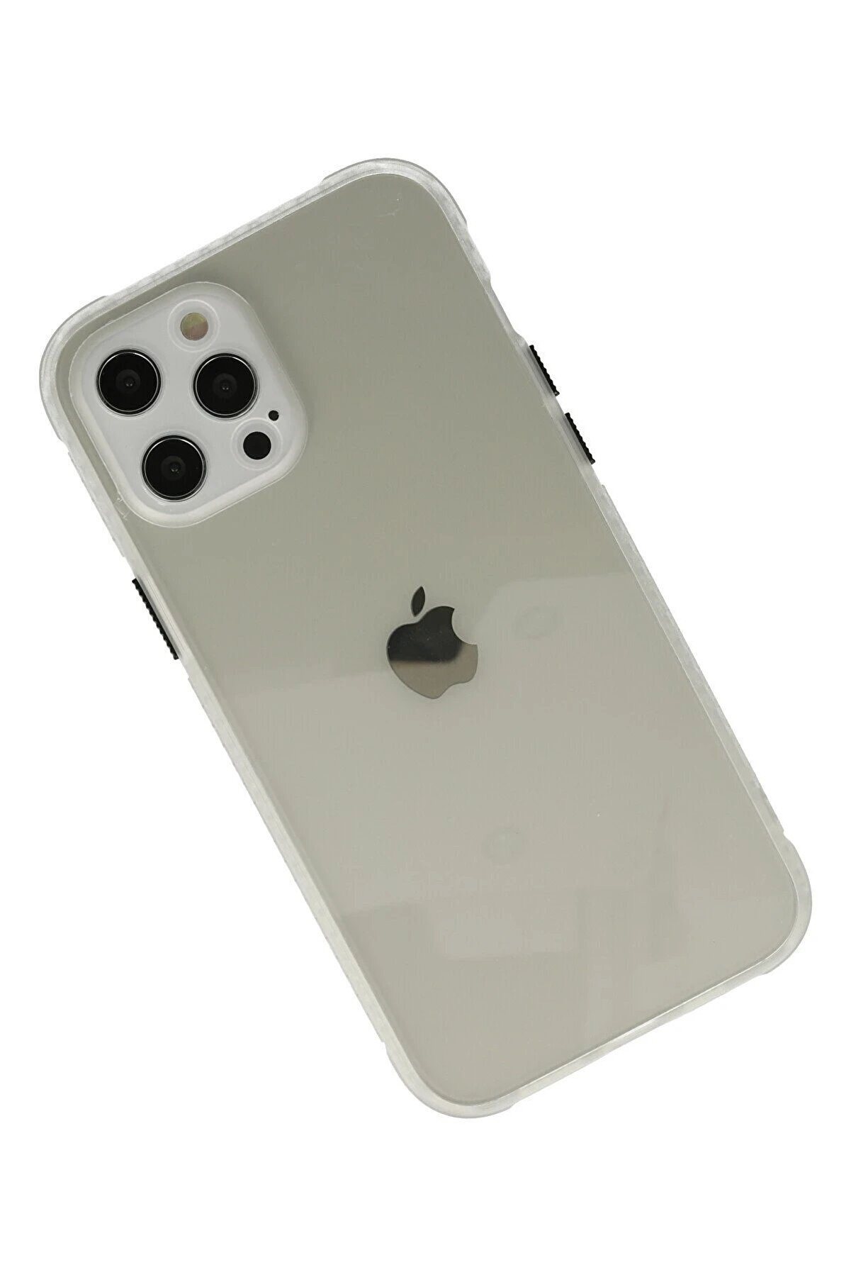 İphone 12 Pro Kılıf Mi̇ami̇ Şeffaf Si̇li̇kon - Şeffaf - Dropx4892-5084