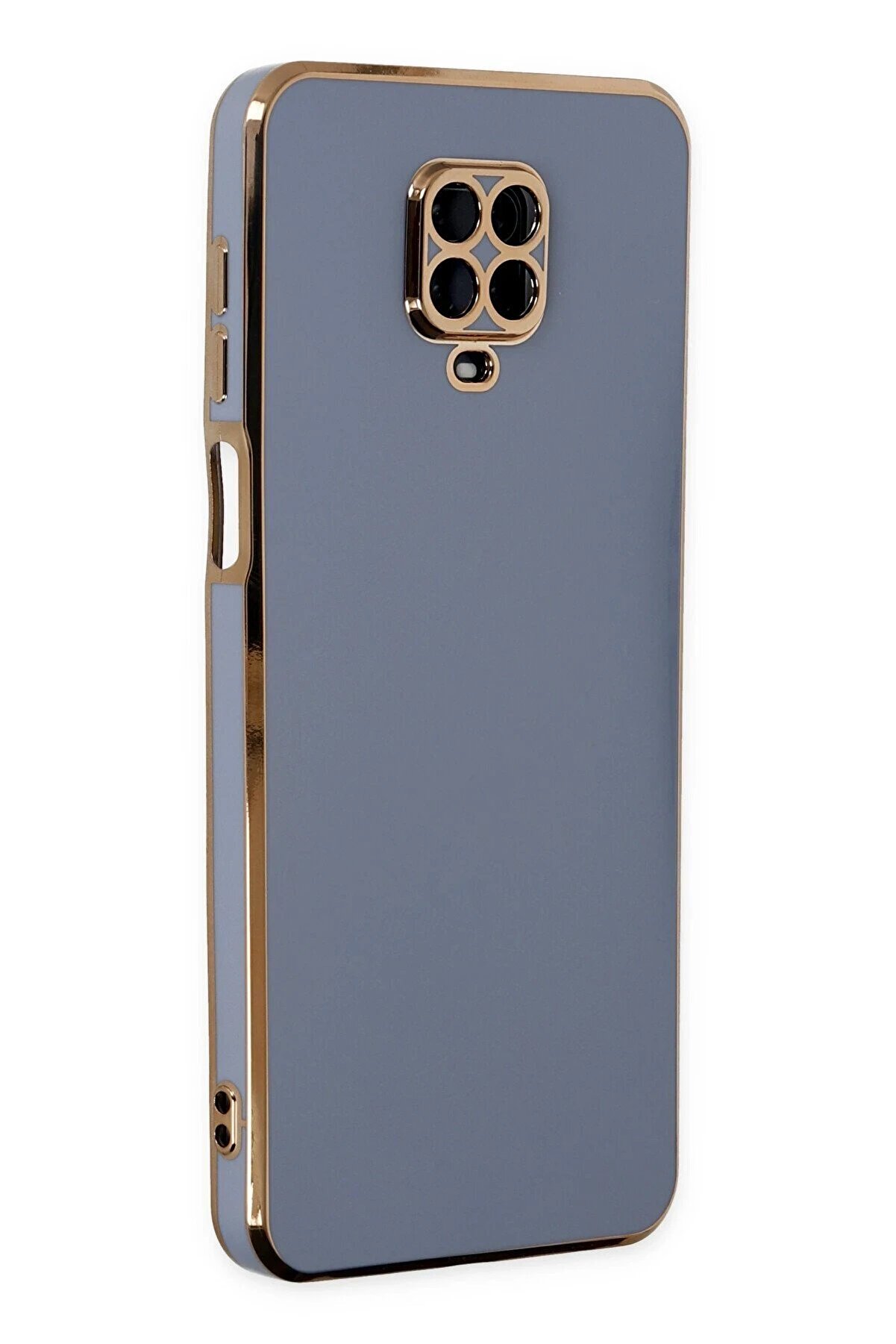 CepteToptan Xiaomi Redmi Note 9 Pro Kılıf Volet Silikon - Mavi - DROPX4859-7505