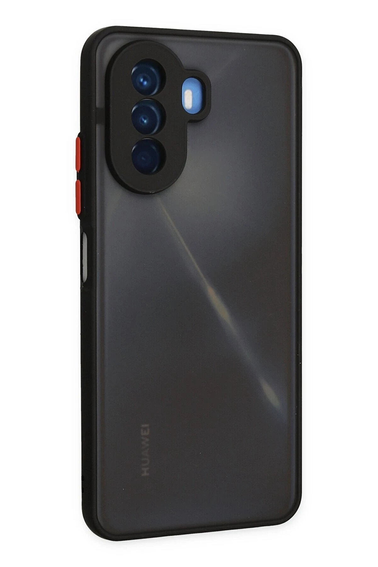 Huawei̇ Nova Y70 Kılıf Montreal Si̇li̇kon Kapak - Si̇yah - Dropx9298-4723