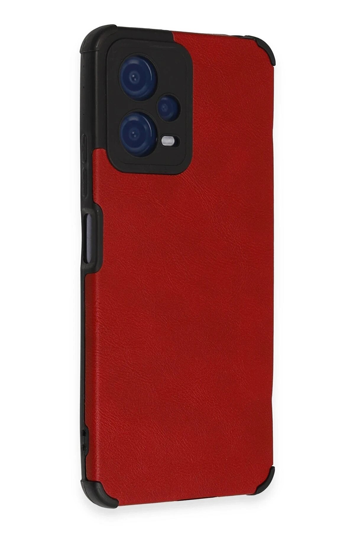 Xi̇aomi̇ Redmi̇ Note 12 5G Kılıf Loop Deri̇ Si̇li̇kon - Kırmızı - Dropx4697-4812