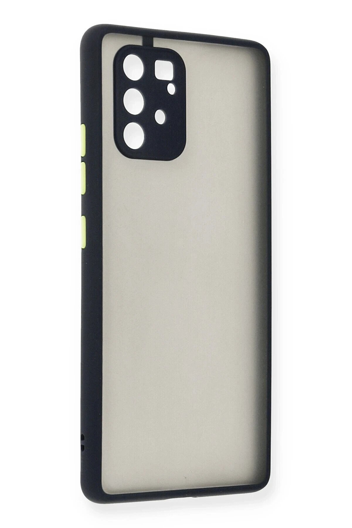 CepteToptan Samsung Galaxy A91 / S10 Lite Kılıf Montreal Silikon Kapak - Lacivert - DROPX4559-9023