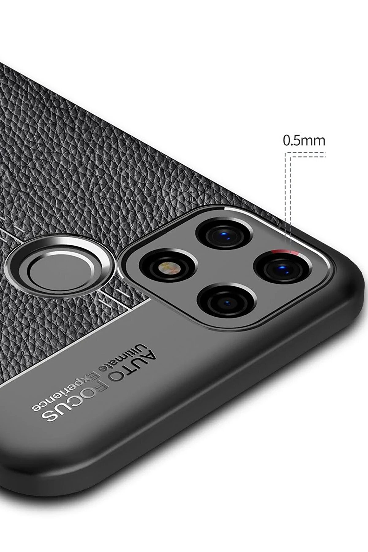 Oppo A15 Kılıf Auto Focus Kapak - Kırmızı - Dropx4182-7176