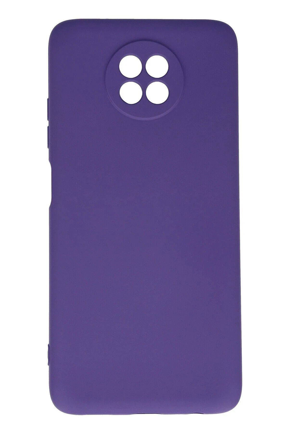 CepteToptan Xiaomi Redmi Note 9 5G Kılıf Nano i&ccedil;i Kadife Silikon - Mor - DROPX5966-2951