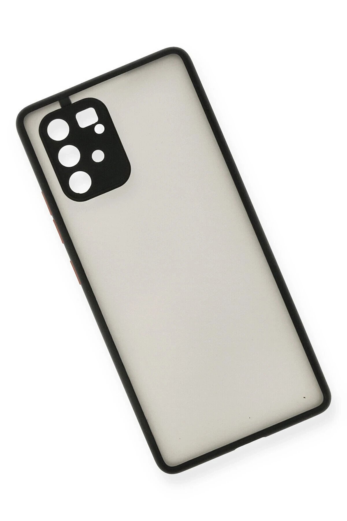 Samsung Galaxy A91 / S10 Li̇te Kılıf Montreal Si̇li̇kon Kapak - Si̇yah - Dropx3469-1496