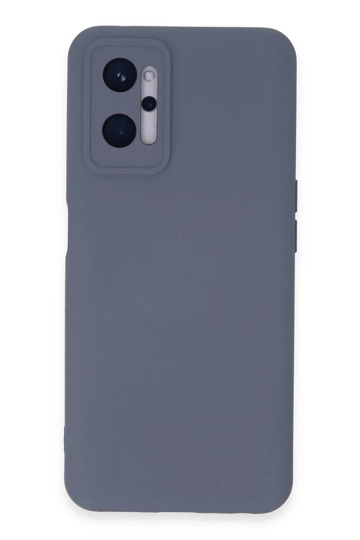 CepteToptan Realme 9i 4G Kılıf Nano i&ccedil;i Kadife Silikon - Gri - DROPX7620-9003