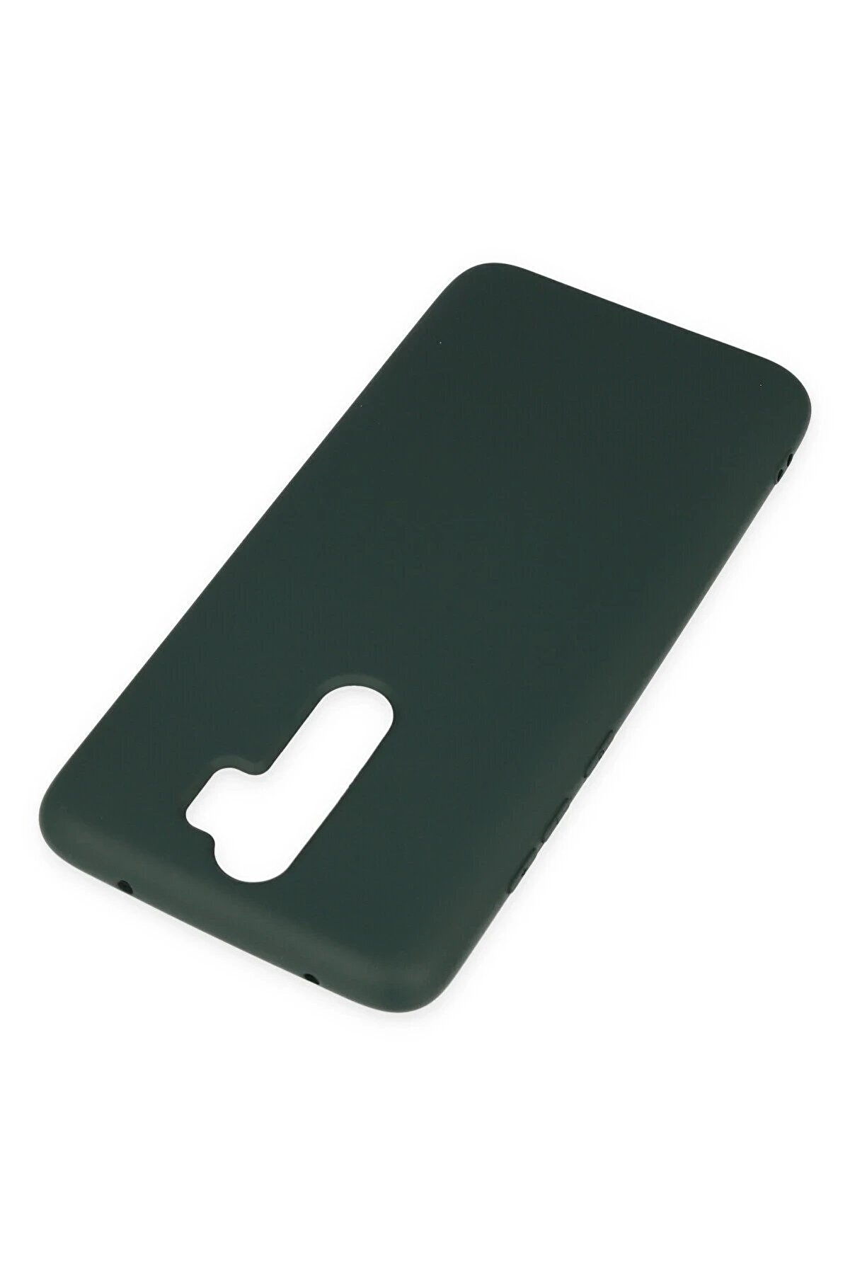 Xi̇aomi̇ Redmi̇ Note 8 Pro Kılıf Nano İçi̇ Kadi̇fe Si̇li̇kon - Koyu Yeşi̇l - Dropx6641-3462