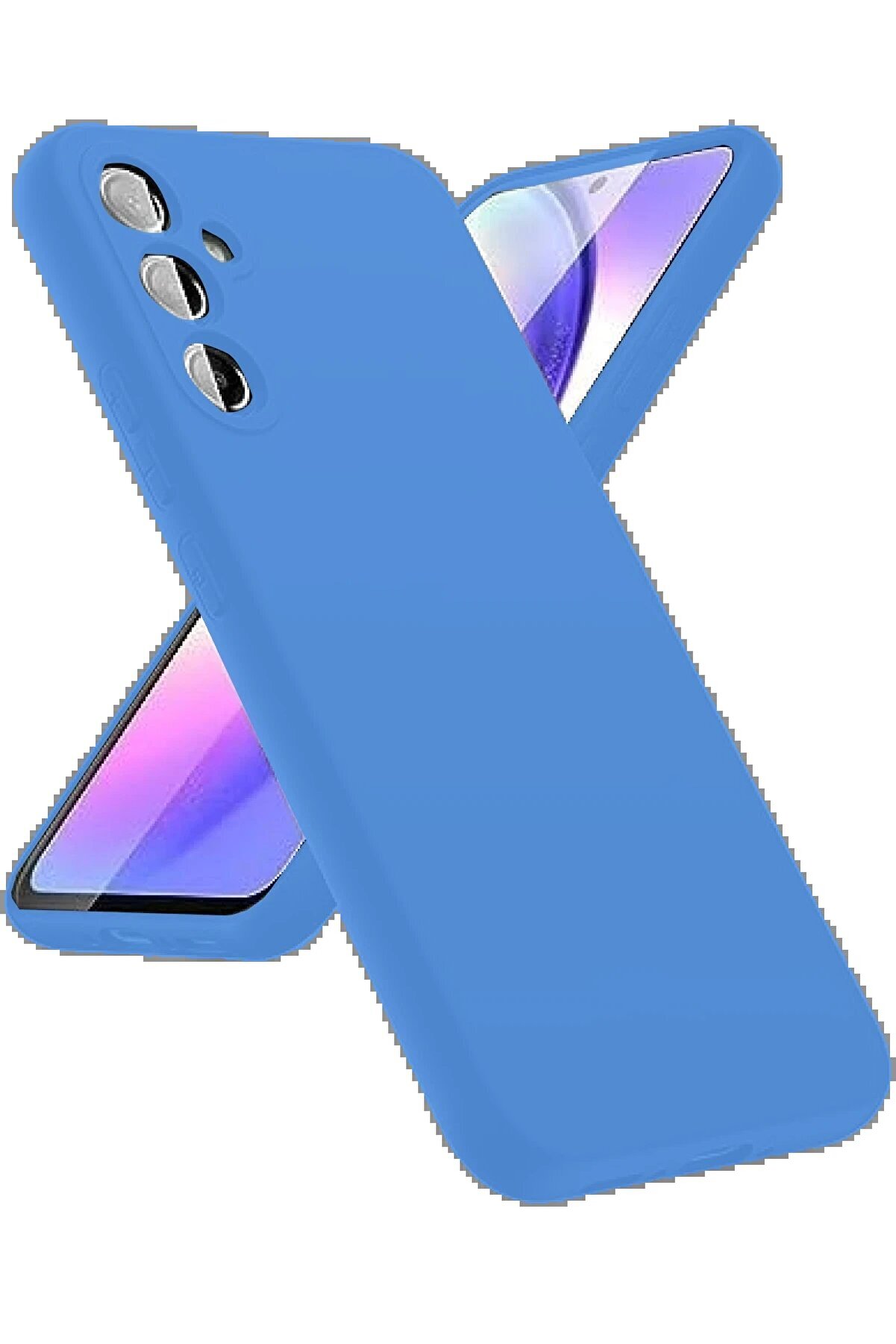 Samsung Galaxy A24 4G Kılıf Fi̇rst Si̇li̇kon - Mavi̇ - Dropx6852-8560