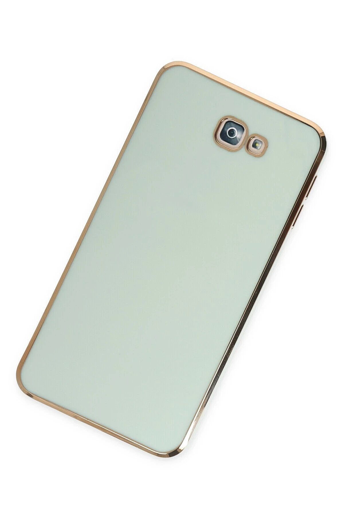 Samsung Galaxy J7 Pri̇me Kılıf Volet Si̇li̇kon - Açık Yeşi̇l - Dropx5990-4395