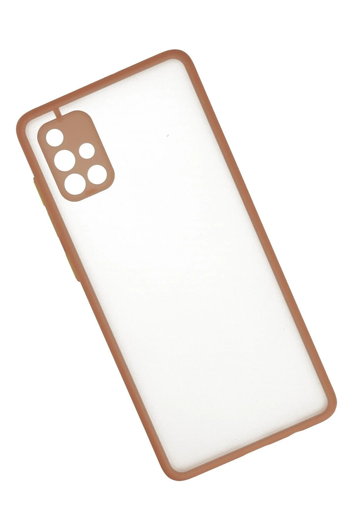 Samsung Galaxy A71 Kılıf Montreal Si̇li̇kon Kapak - Pembe - Dropx8543-1503