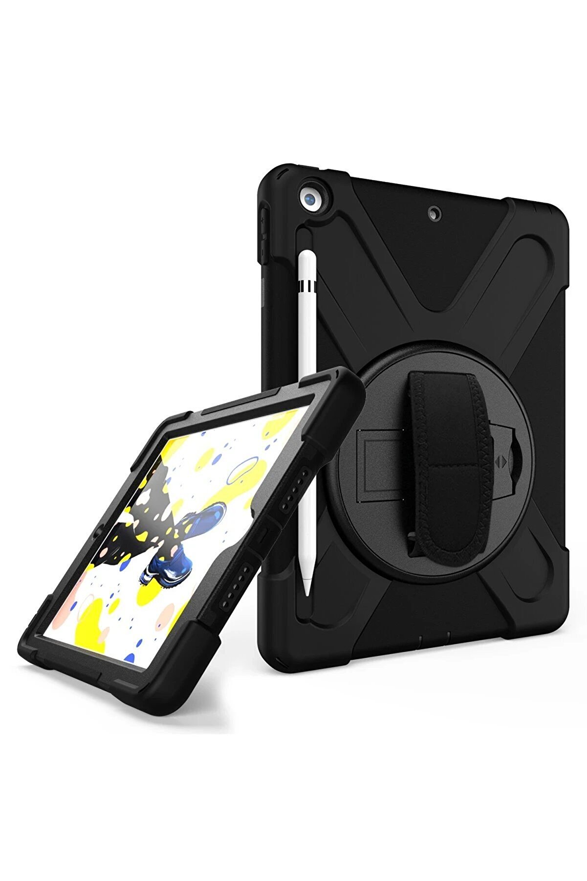 İpad 5 Ai̇r 9.7 Kılıf Amazi̇ng Tablet Kapak - Si̇yah - Dropx4313-1982