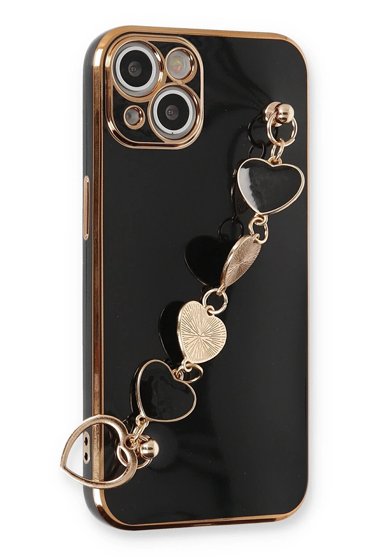 CepteToptan iPhone 14 Plus Kılıf Esila Silikon - Siyah - DROPX3271-1466