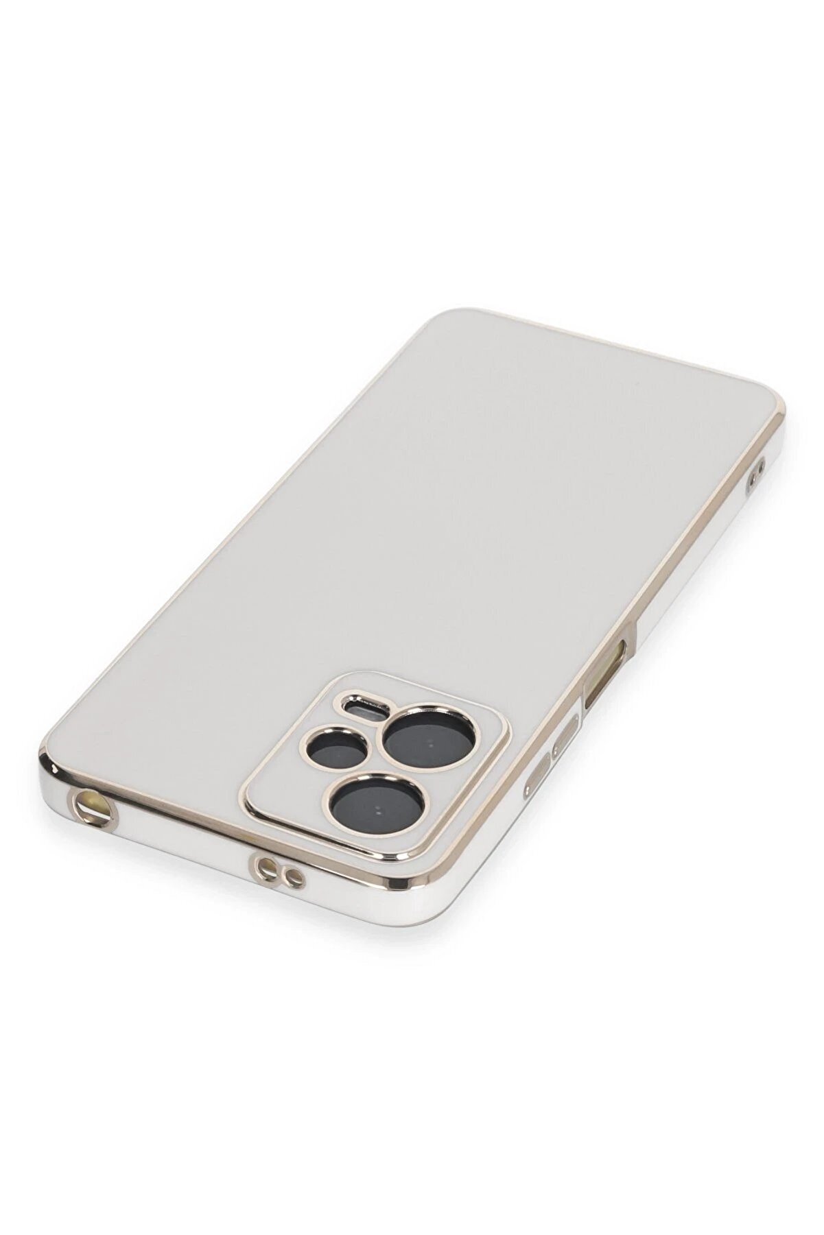 Xi̇aomi̇ Redmi̇ Note 12 Pro 5G Kılıf Volet Si̇li̇kon - Beyaz - Dropx4128-2038