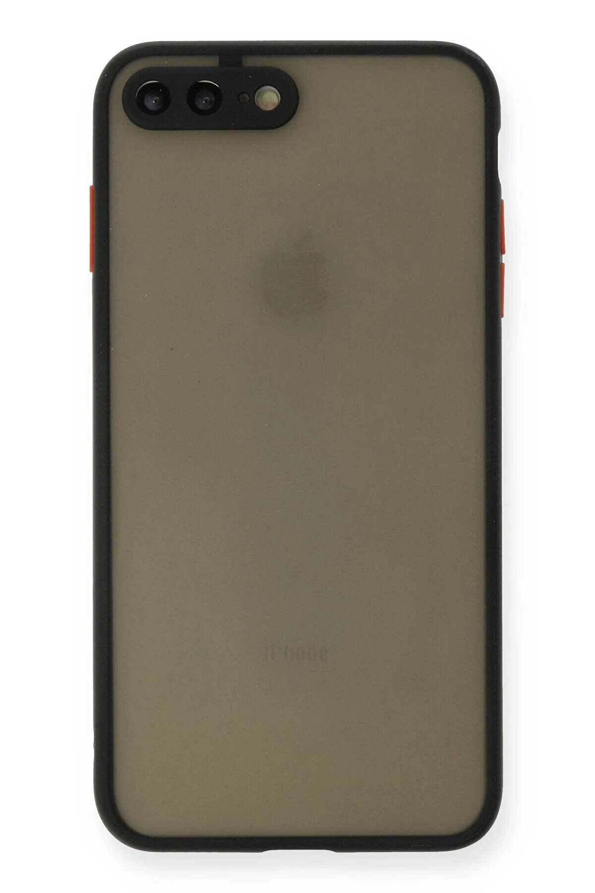 CepteToptan iPhone 7 Plus Kılıf Montreal Silikon Kapak - Siyah - DROPX7098-1692