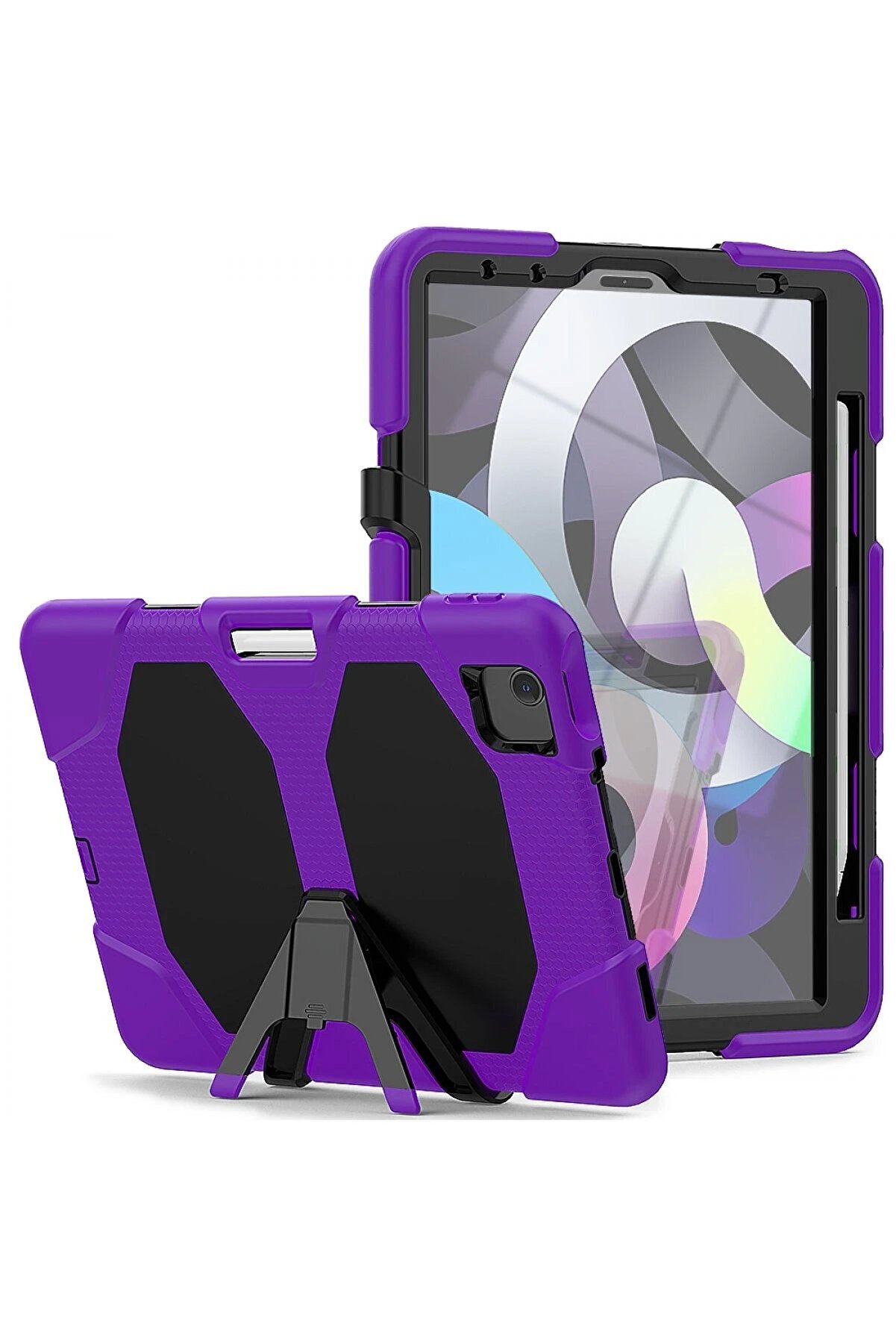 CepteToptan iPad Pro 11 (2020) Kılıf Griffin Tablet Kapak - Mor - DROPX4535-1640